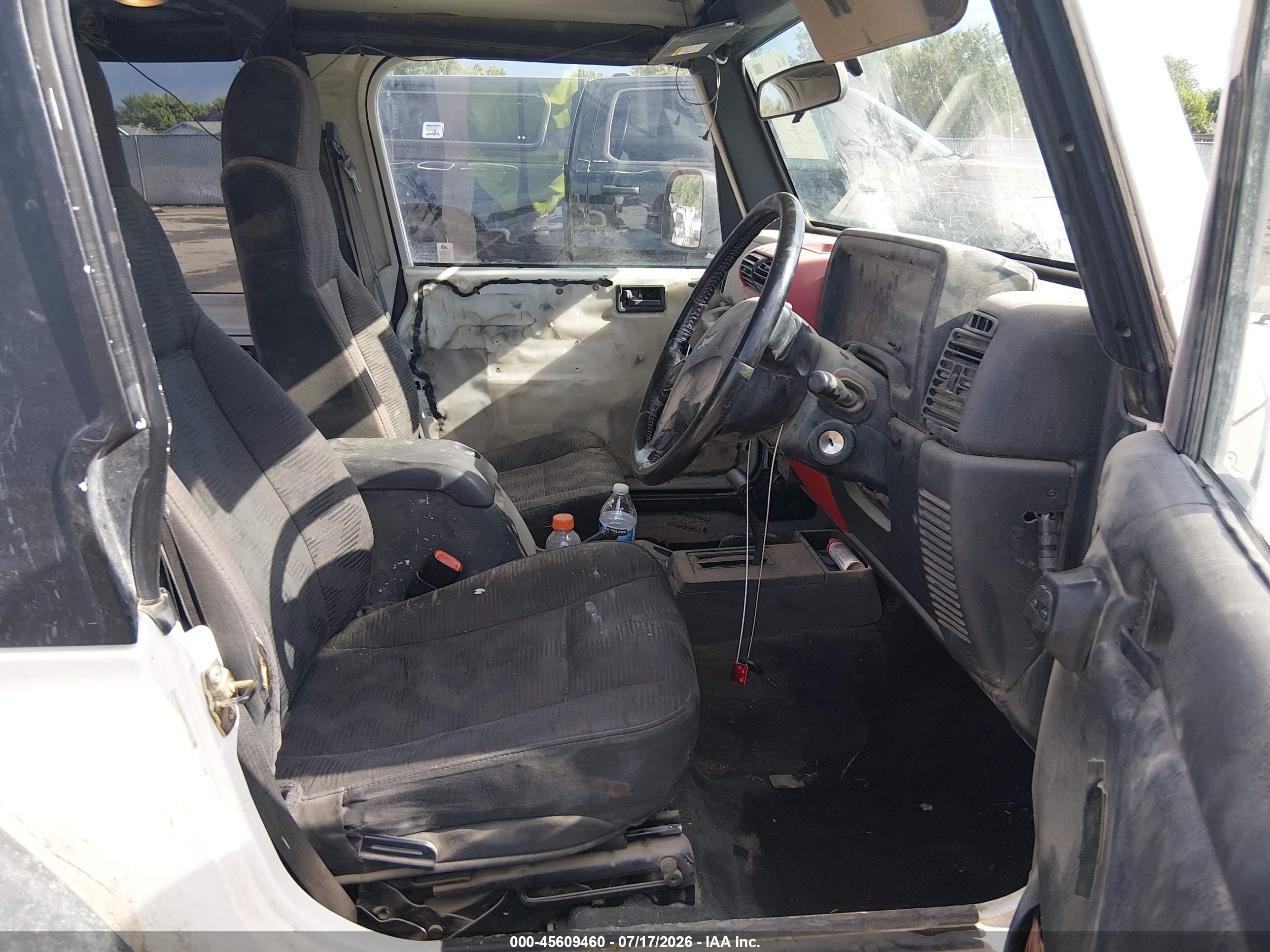 2005 Jeep Wrangler Sport Rhd White vin: 1J4F449S75P356562