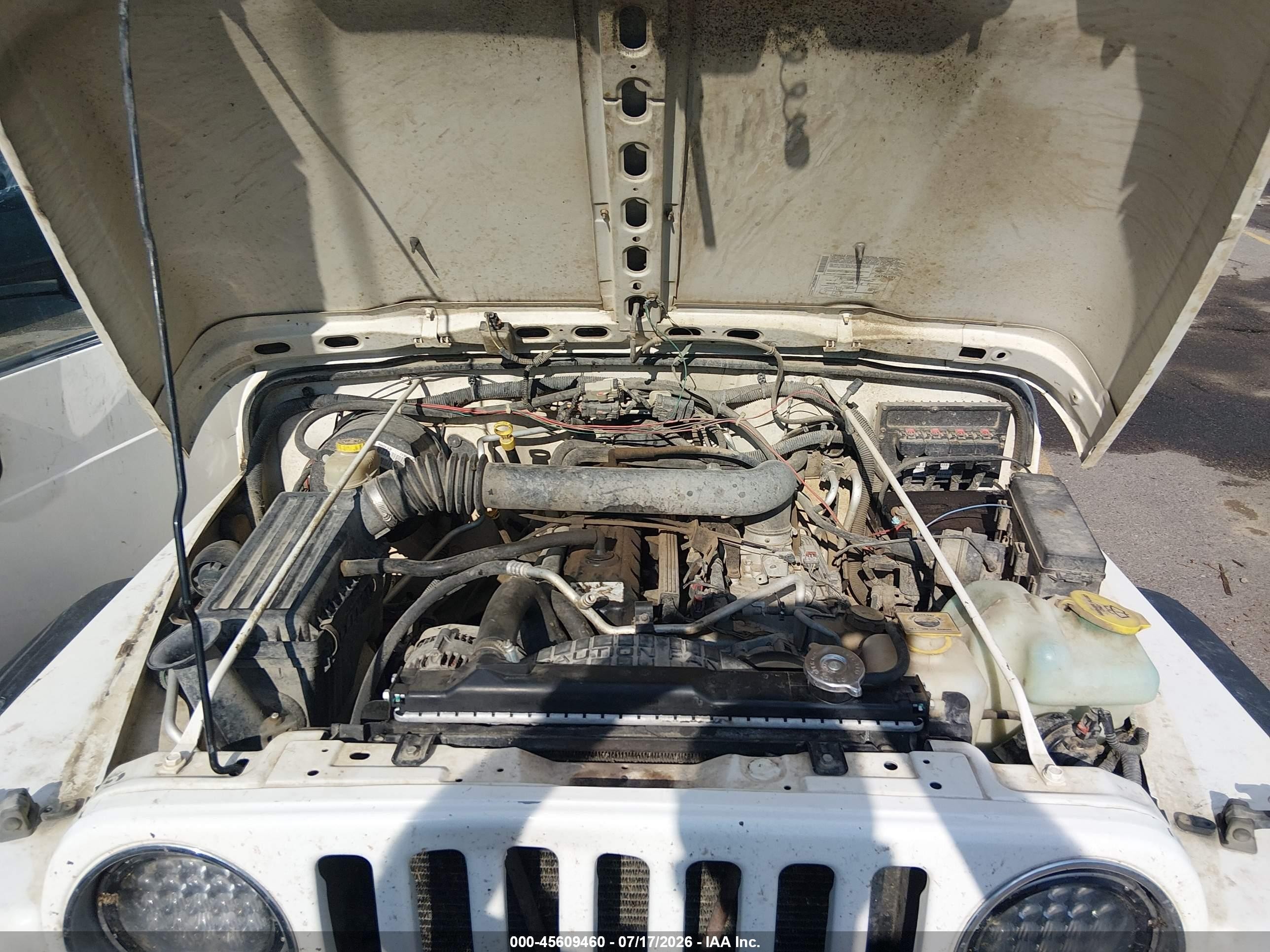 2005 Jeep Wrangler Sport Rhd White vin: 1J4F449S75P356562