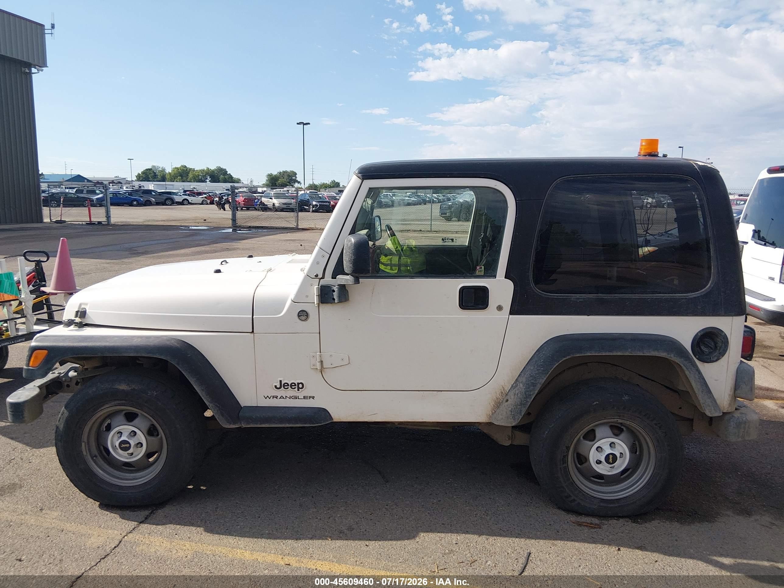 2005 Jeep Wrangler Sport Rhd White vin: 1J4F449S75P356562