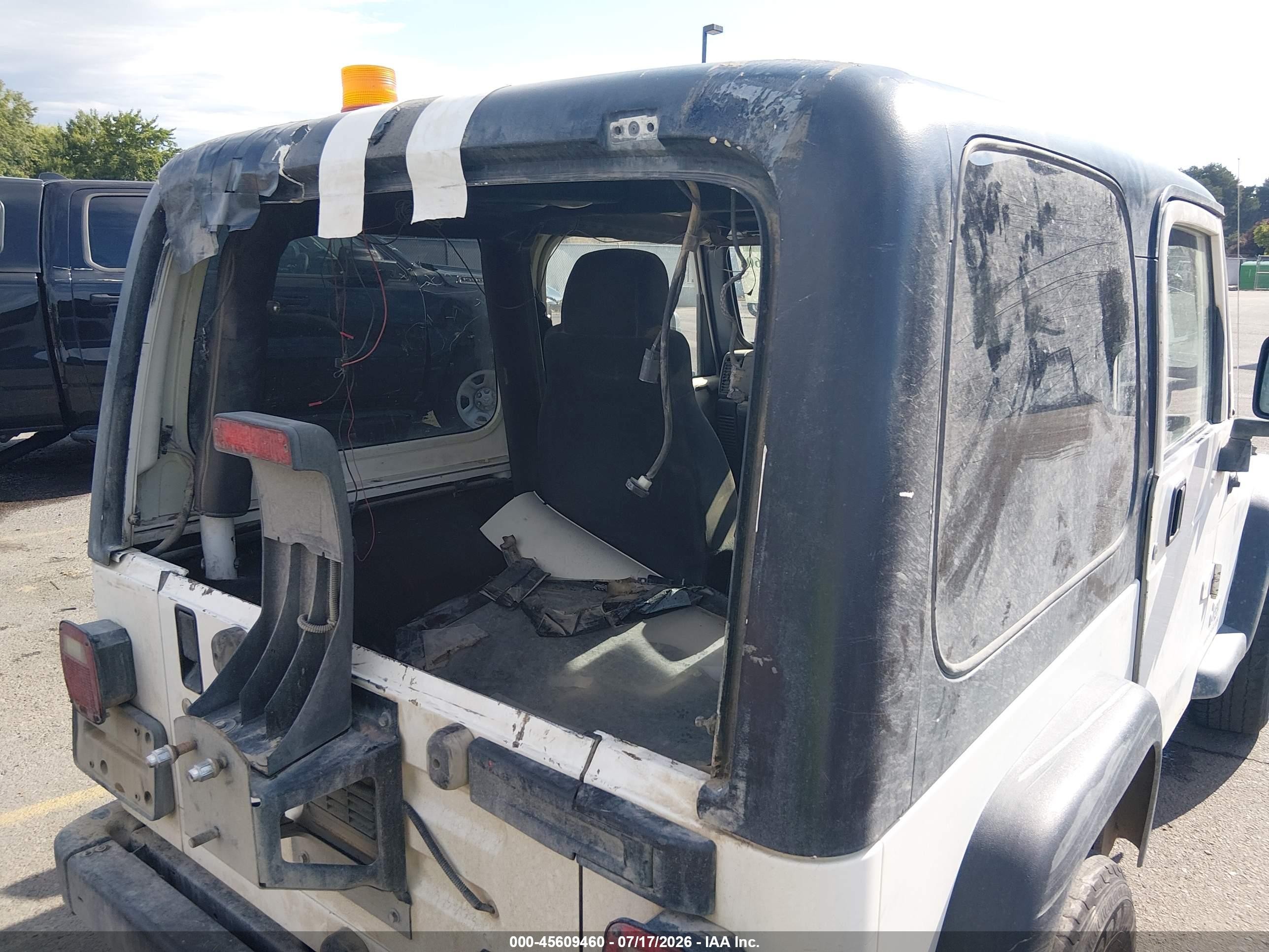2005 Jeep Wrangler Sport Rhd White vin: 1J4F449S75P356562