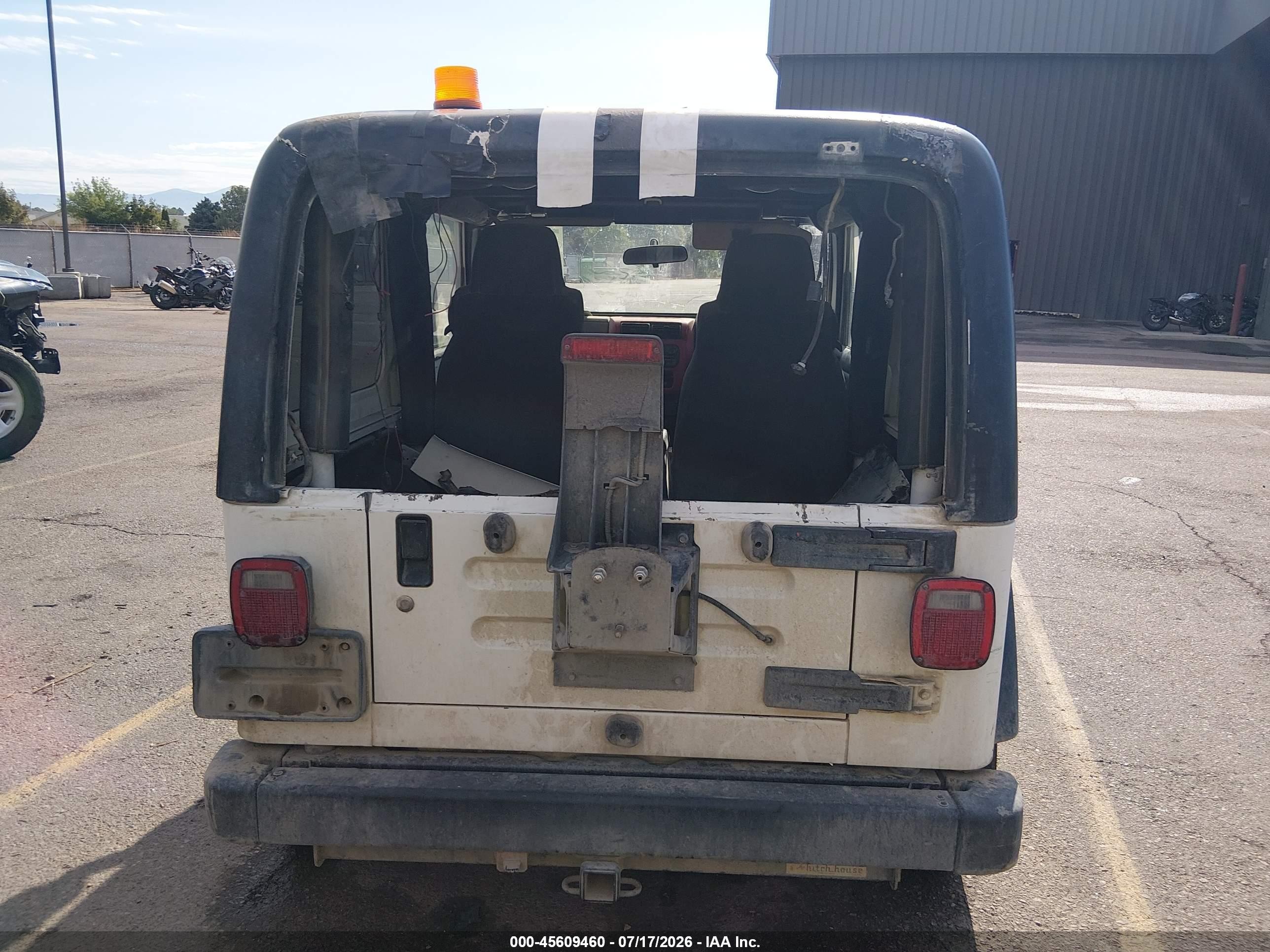 2005 Jeep Wrangler Sport Rhd White vin: 1J4F449S75P356562