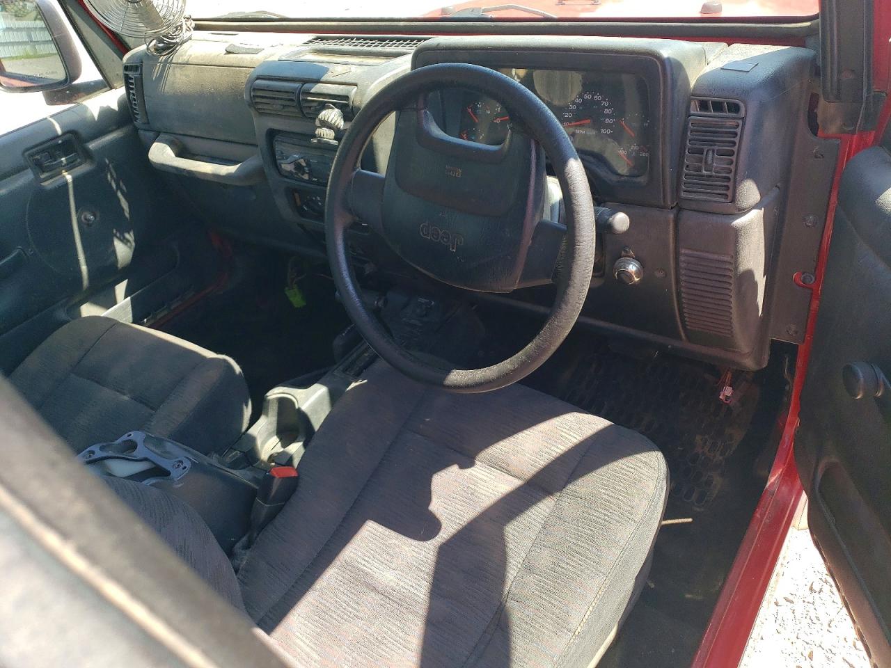 2003 Jeep Wrangler / Tj Sport Red vin: 1J4F449S93P357516