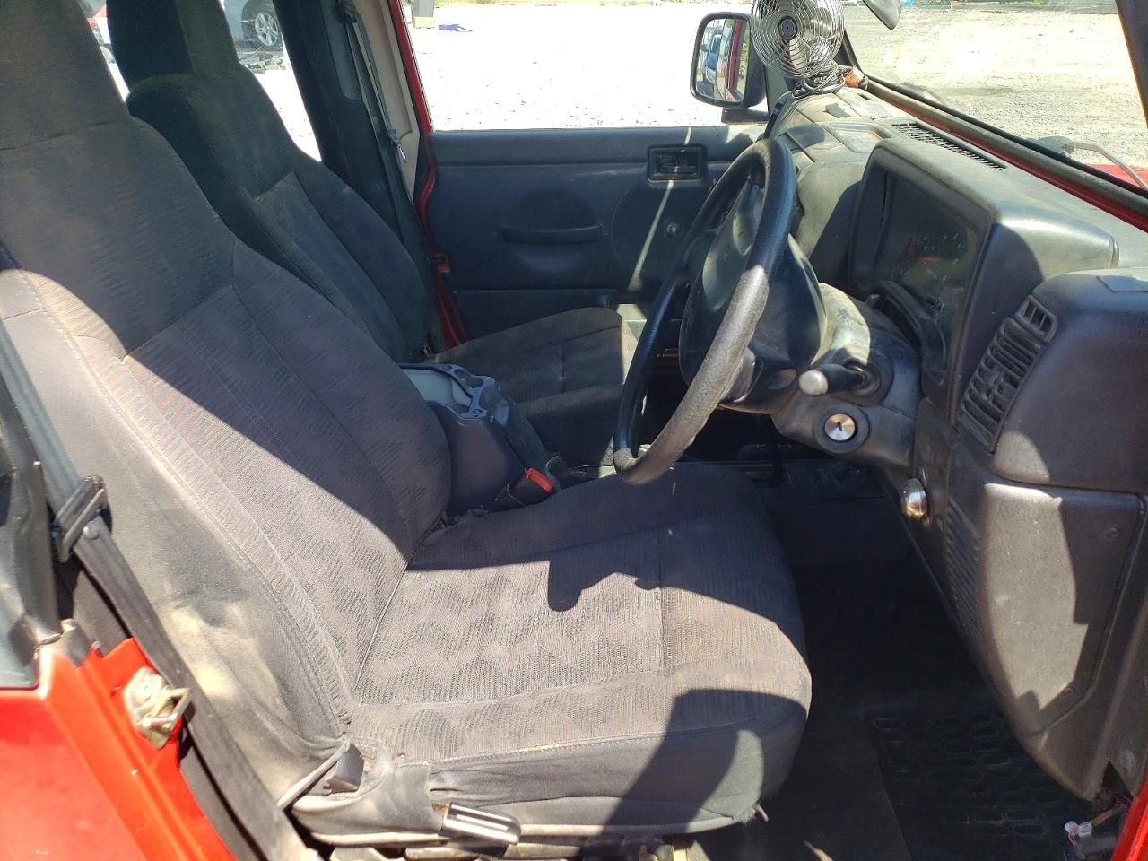 2003 Jeep Wrangler / Tj Sport Red vin: 1J4F449S93P357516