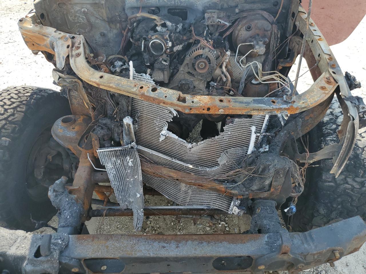 2008 Jeep Wrangler X Red vin: 1J4FA24108L568971 Damage: Engine, Broken, Repair Required