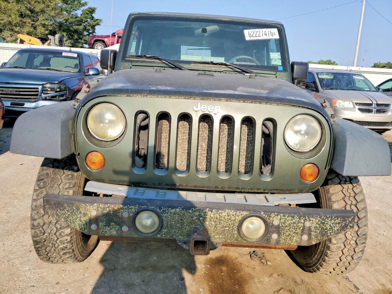 2007 Jeep Wrangler X Зеленый vin: 1J4FA24117L149526