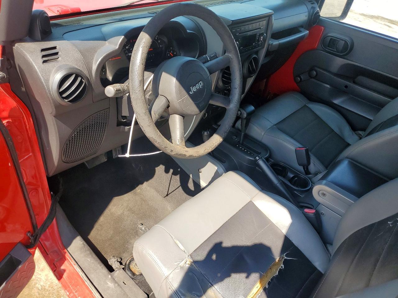 2008 Jeep Wrangler X Red vin: 1J4FA24118L547823