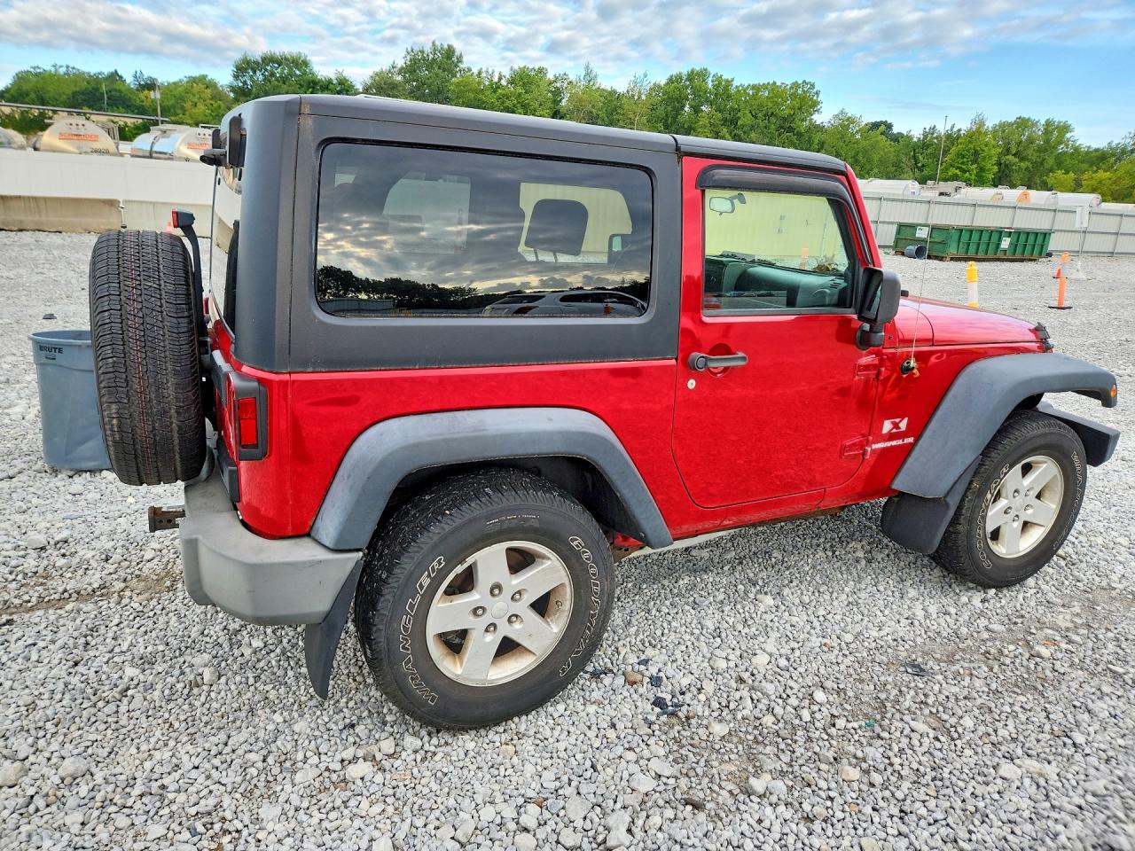 2009 Jeep Wrangler X Красный vin: 1J4FA24119L764094