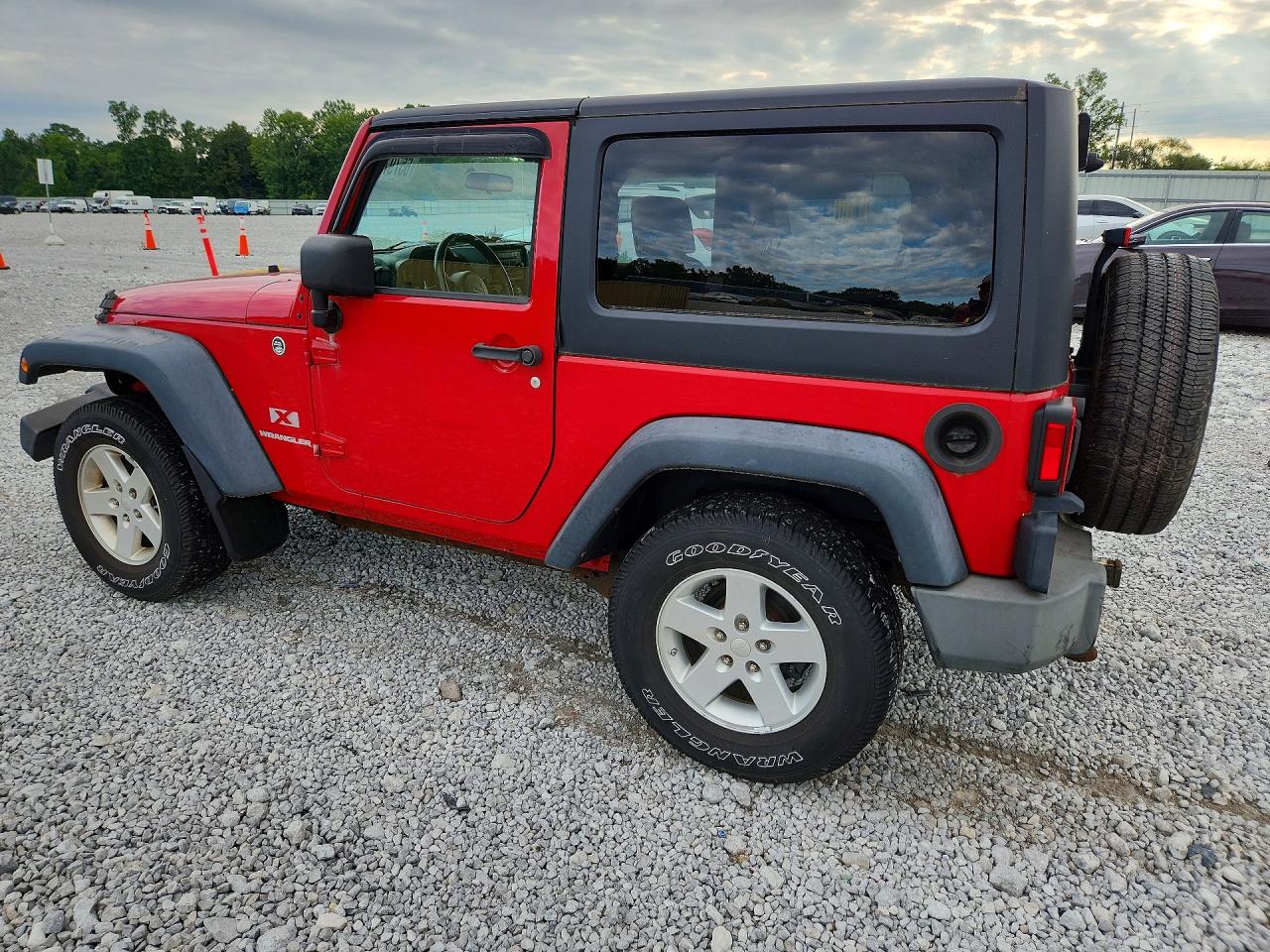 2009 Jeep Wrangler X Красный vin: 1J4FA24119L764094