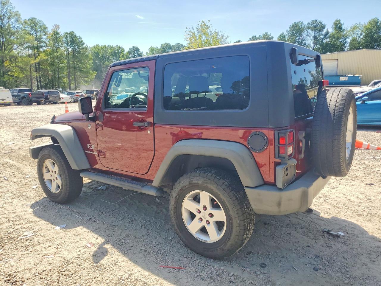 2009 Jeep Wrangler X Red vin: 1J4FA24119L769425