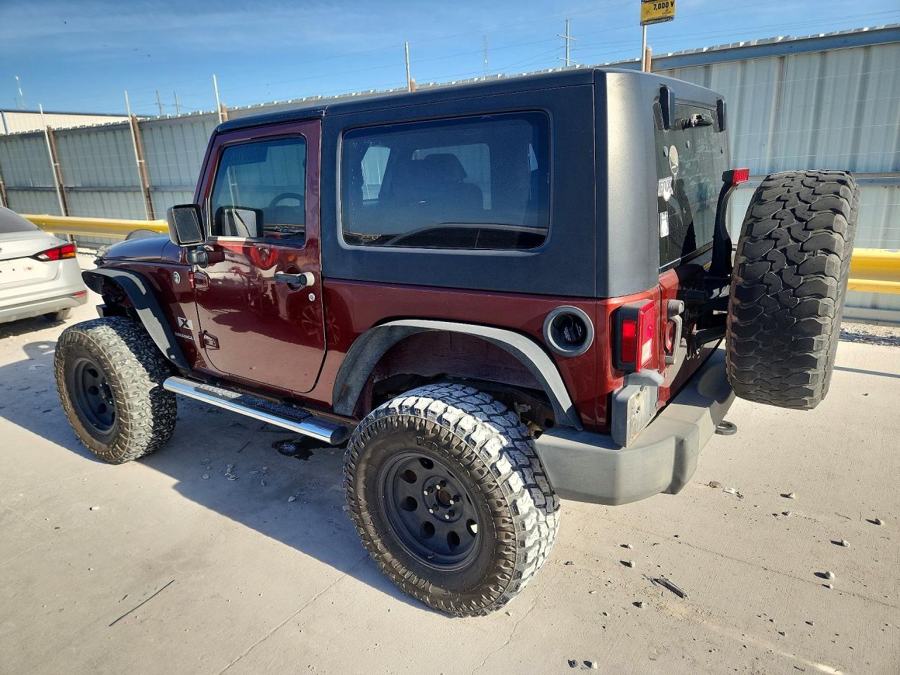 2008 Jeep Wrangler X Red vin: 1J4FA24128L595136