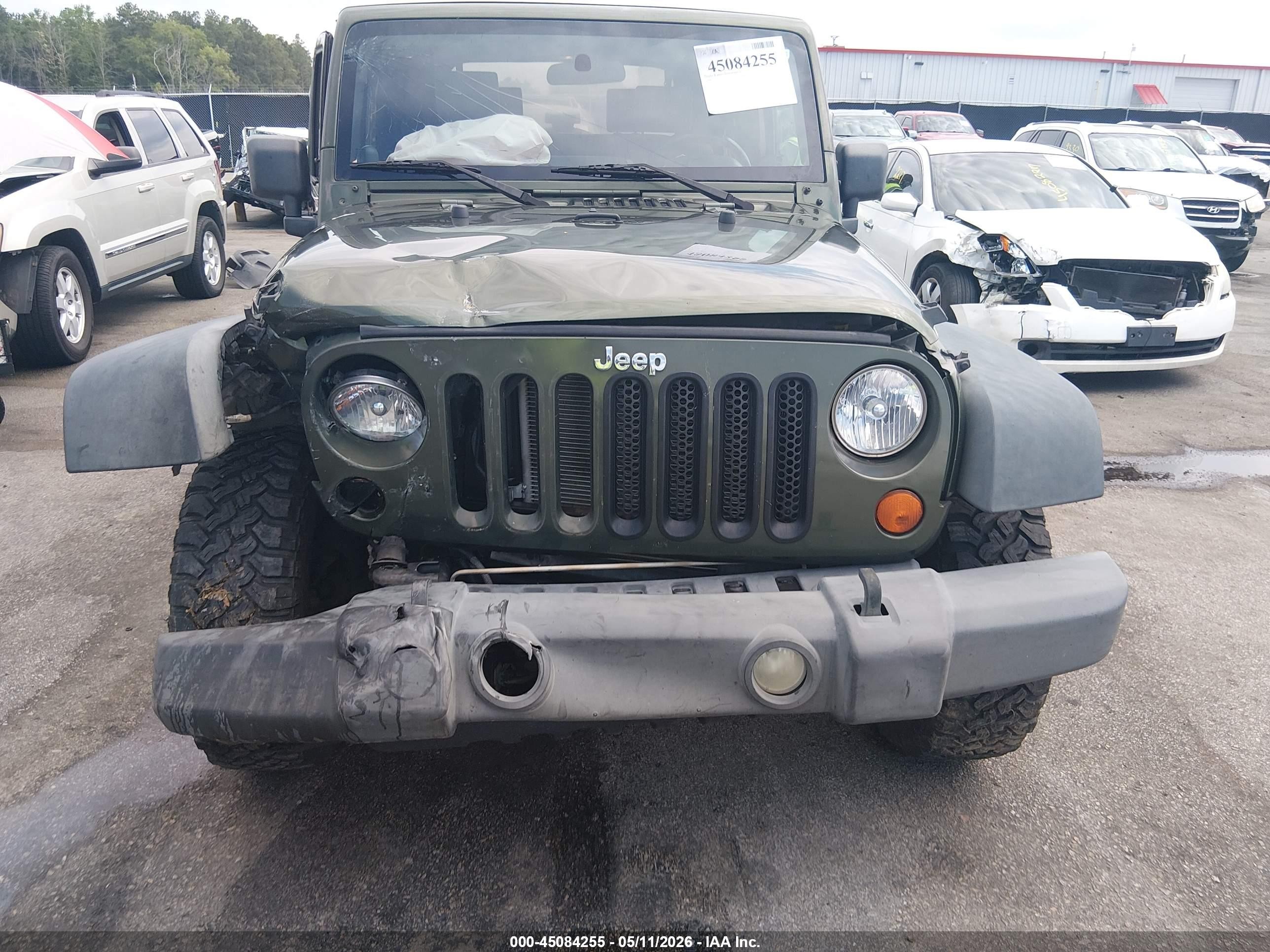 2008 Jeep Wrangler X Green vin: 1J4FA24128L648644