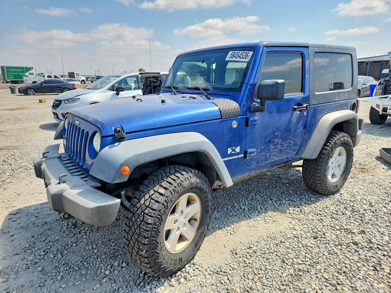 2009 Jeep Wrangler X Blue vin: 1J4FA24129L712411