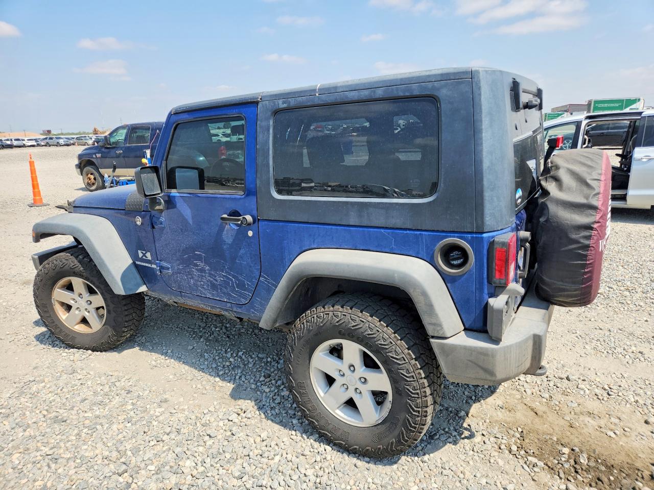 2009 Jeep Wrangler X Blue vin: 1J4FA24129L712411