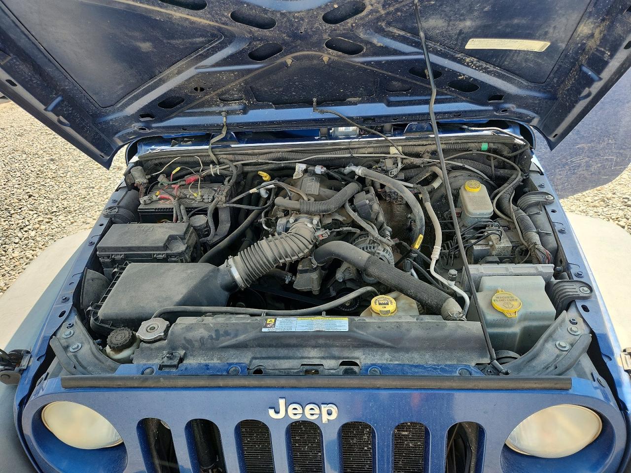 2009 Jeep Wrangler X Blue vin: 1J4FA24129L712411