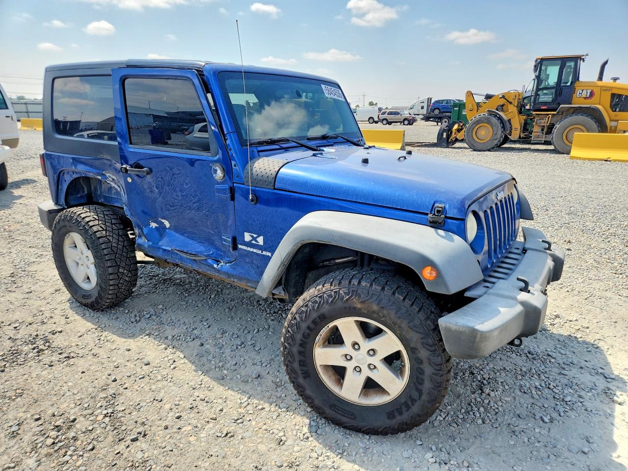2009 Jeep Wrangler X Blue vin: 1J4FA24129L712411