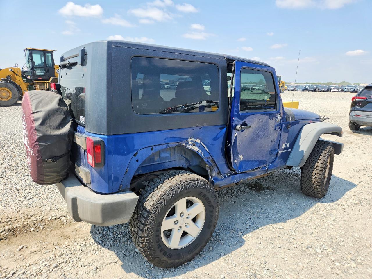 2009 Jeep Wrangler X Blue vin: 1J4FA24129L712411