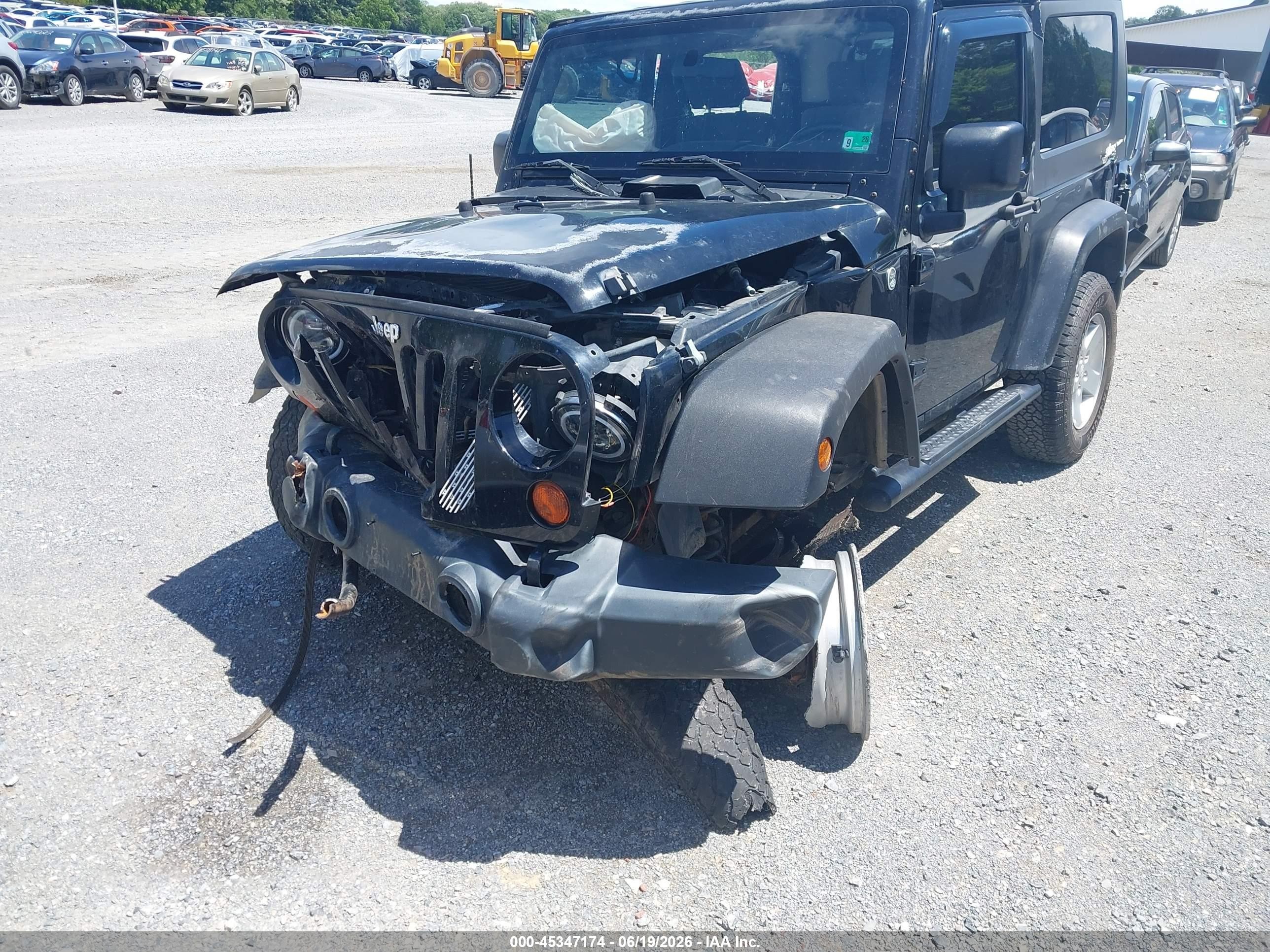 2009 Jeep Wrangler X Черный vin: 1J4FA24129L746462