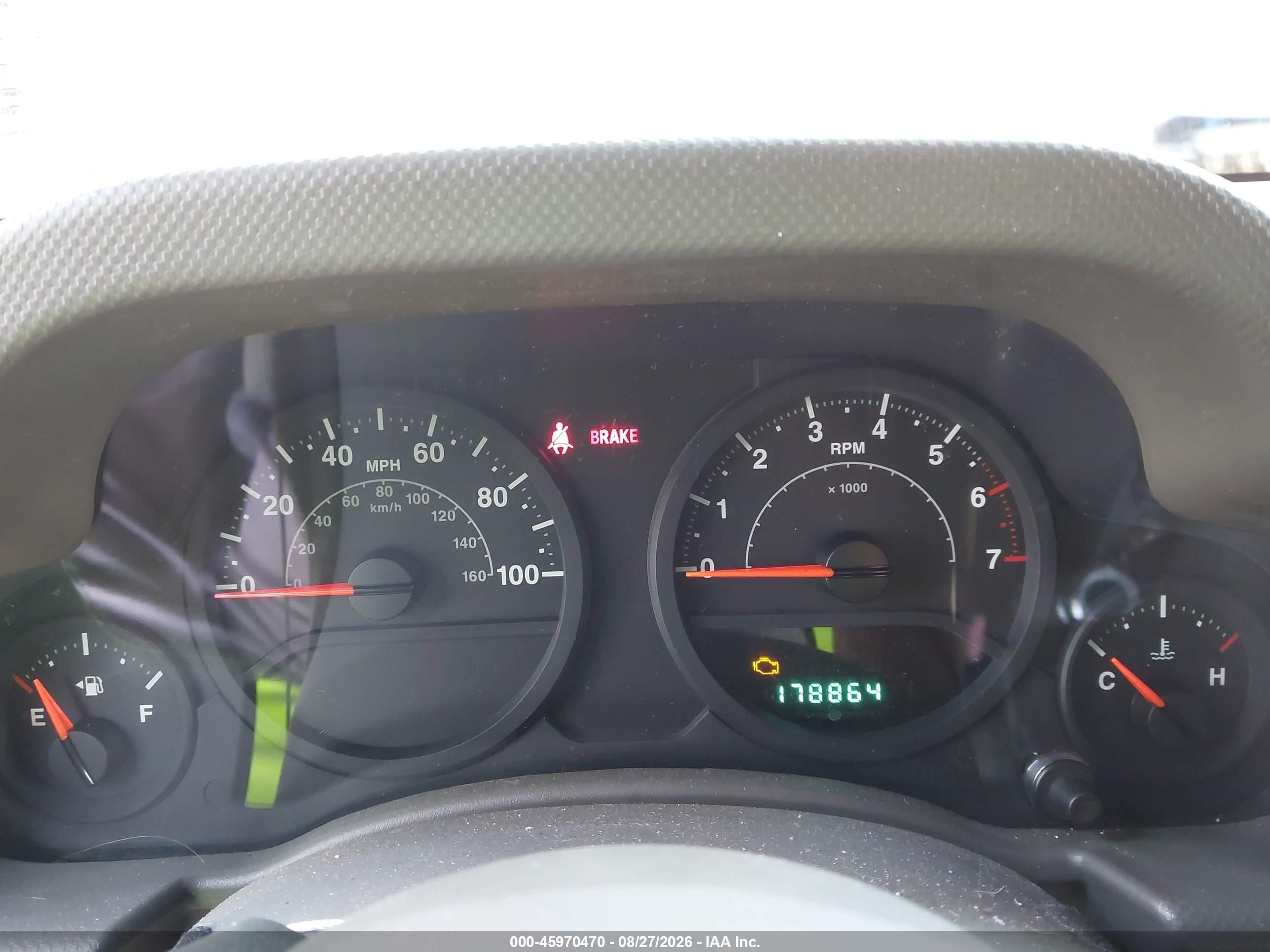 2007 Jeep Wrangler X Burgundy vin: 1J4FA24137L135286
