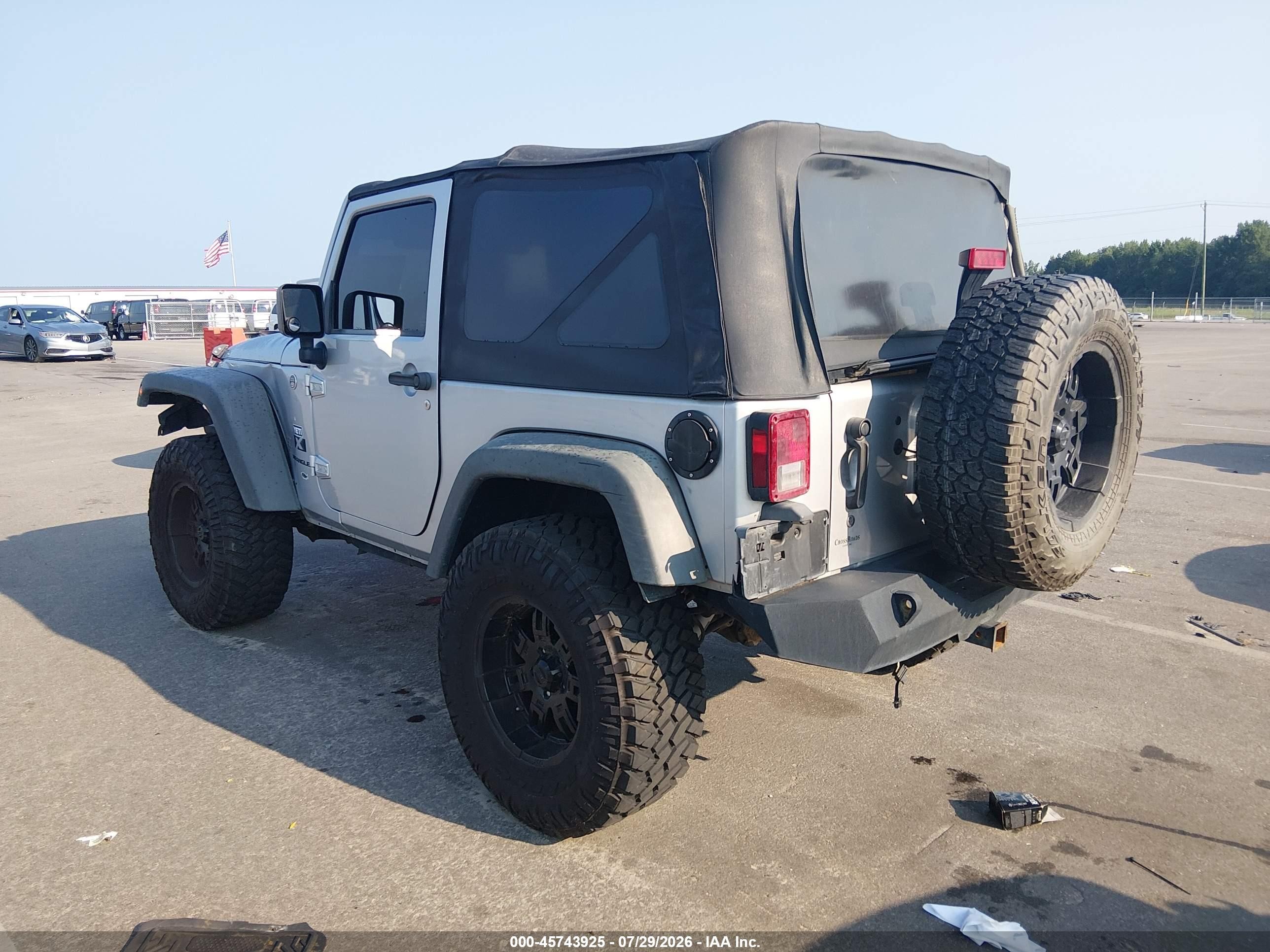 2009 Jeep Wrangler X Silver vin: 1J4FA24139L728469