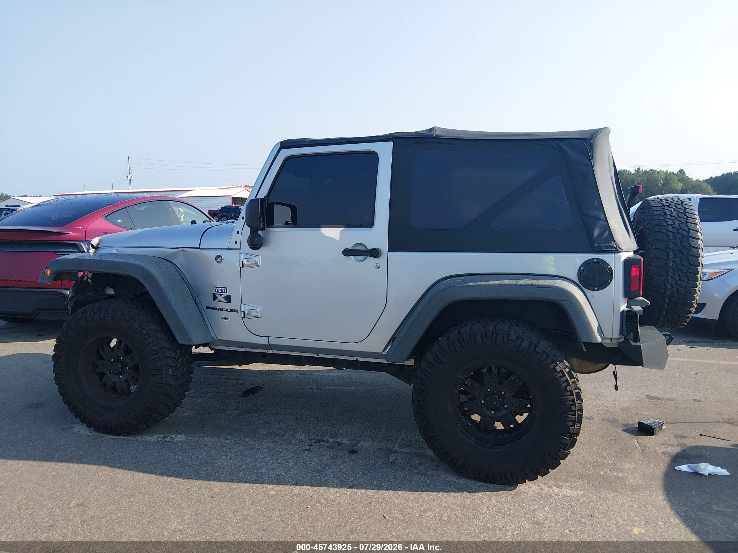 2009 Jeep Wrangler X Silver vin: 1J4FA24139L728469