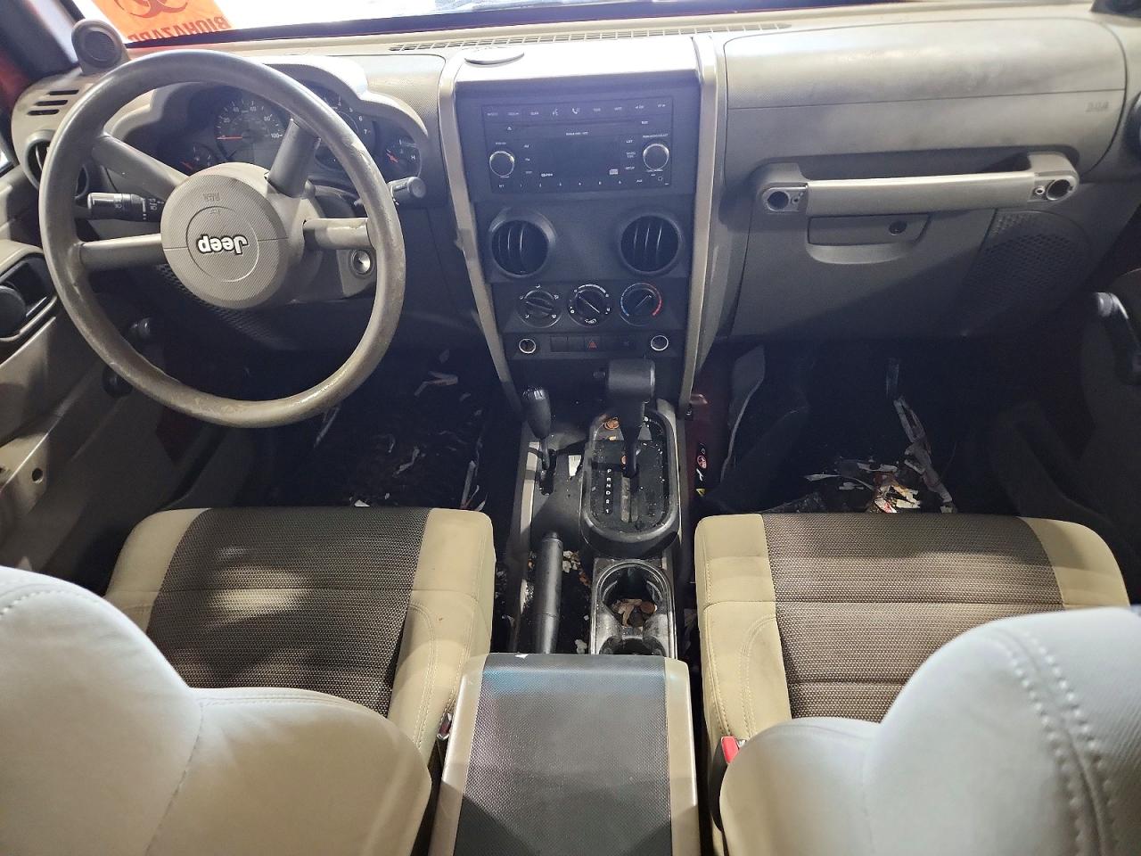 2007 Jeep Wrangler X Бордовый vin: 1J4FA24147L214174