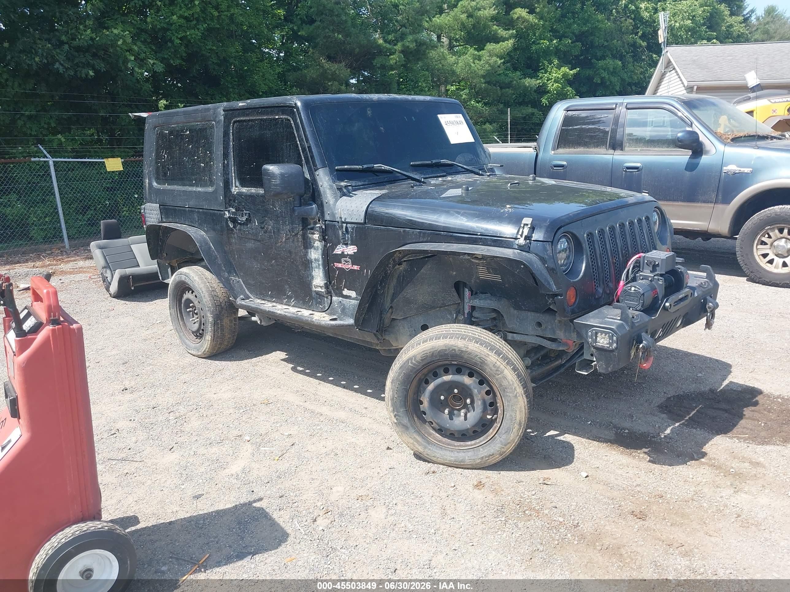 2009 Jeep Wrangler X Black vin: 1J4FA24149L722468