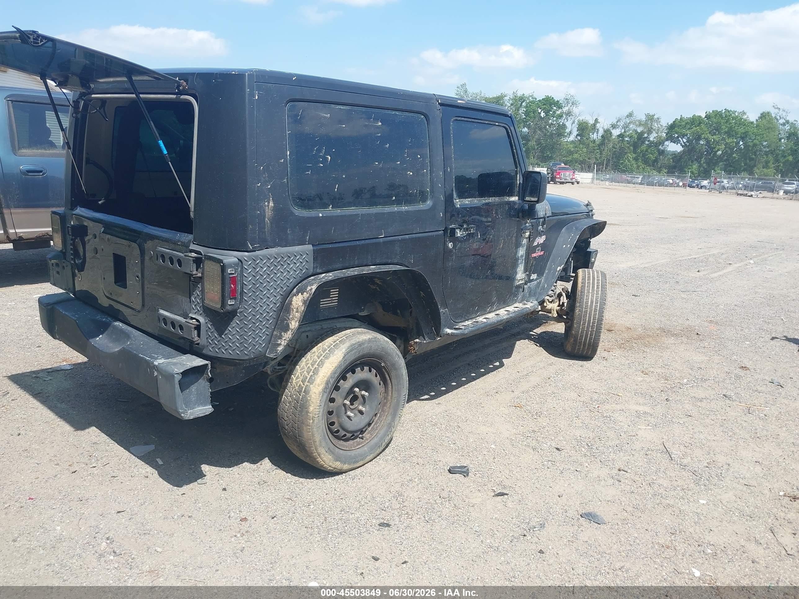 2009 Jeep Wrangler X Black vin: 1J4FA24149L722468