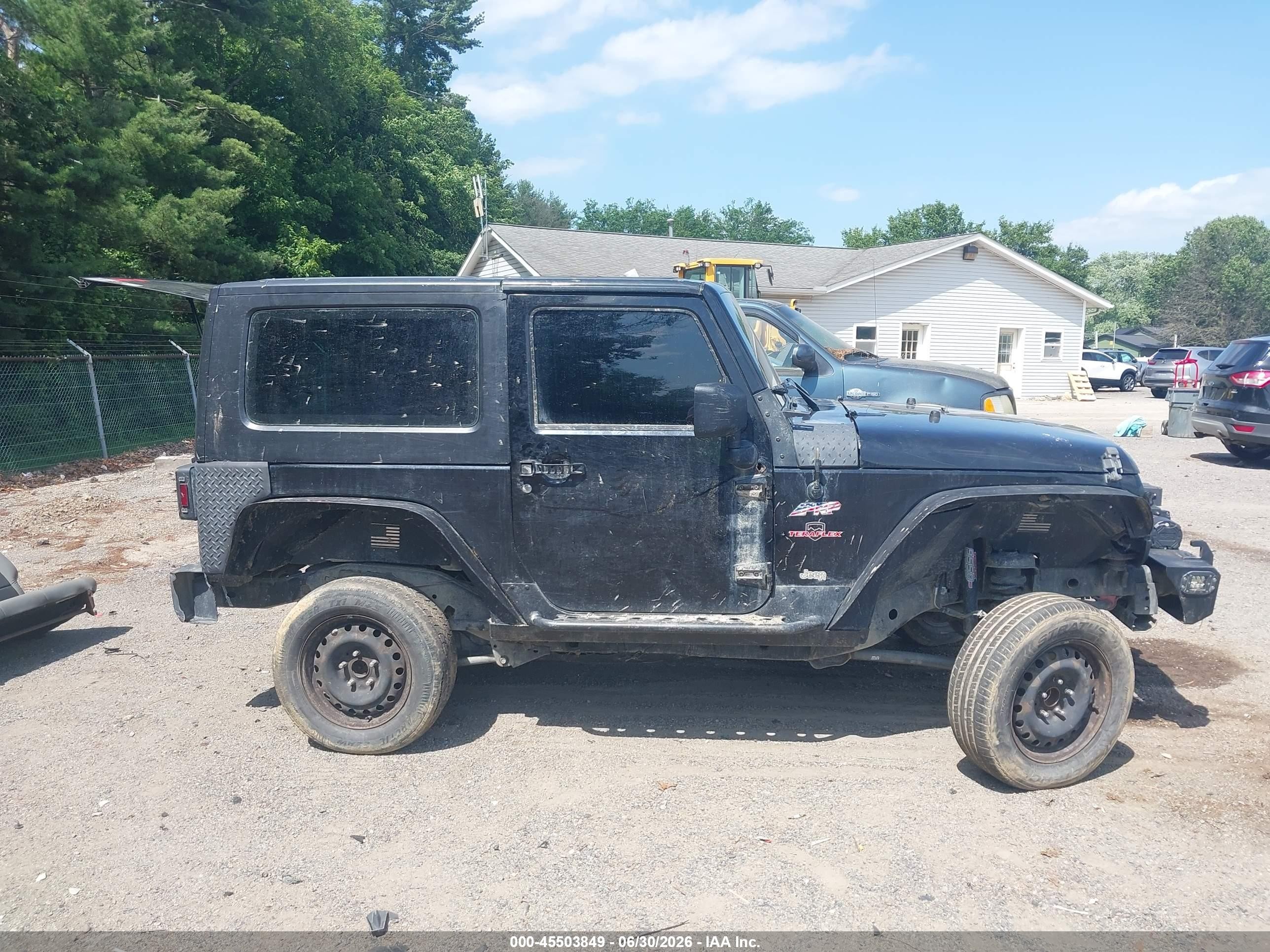 2009 Jeep Wrangler X Black vin: 1J4FA24149L722468