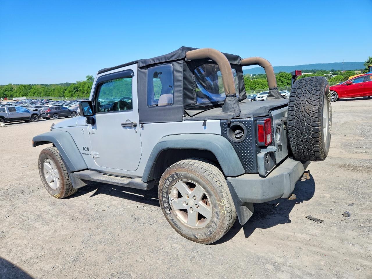 2009 Jeep Wrangler X Silver vin: 1J4FA24159L718087