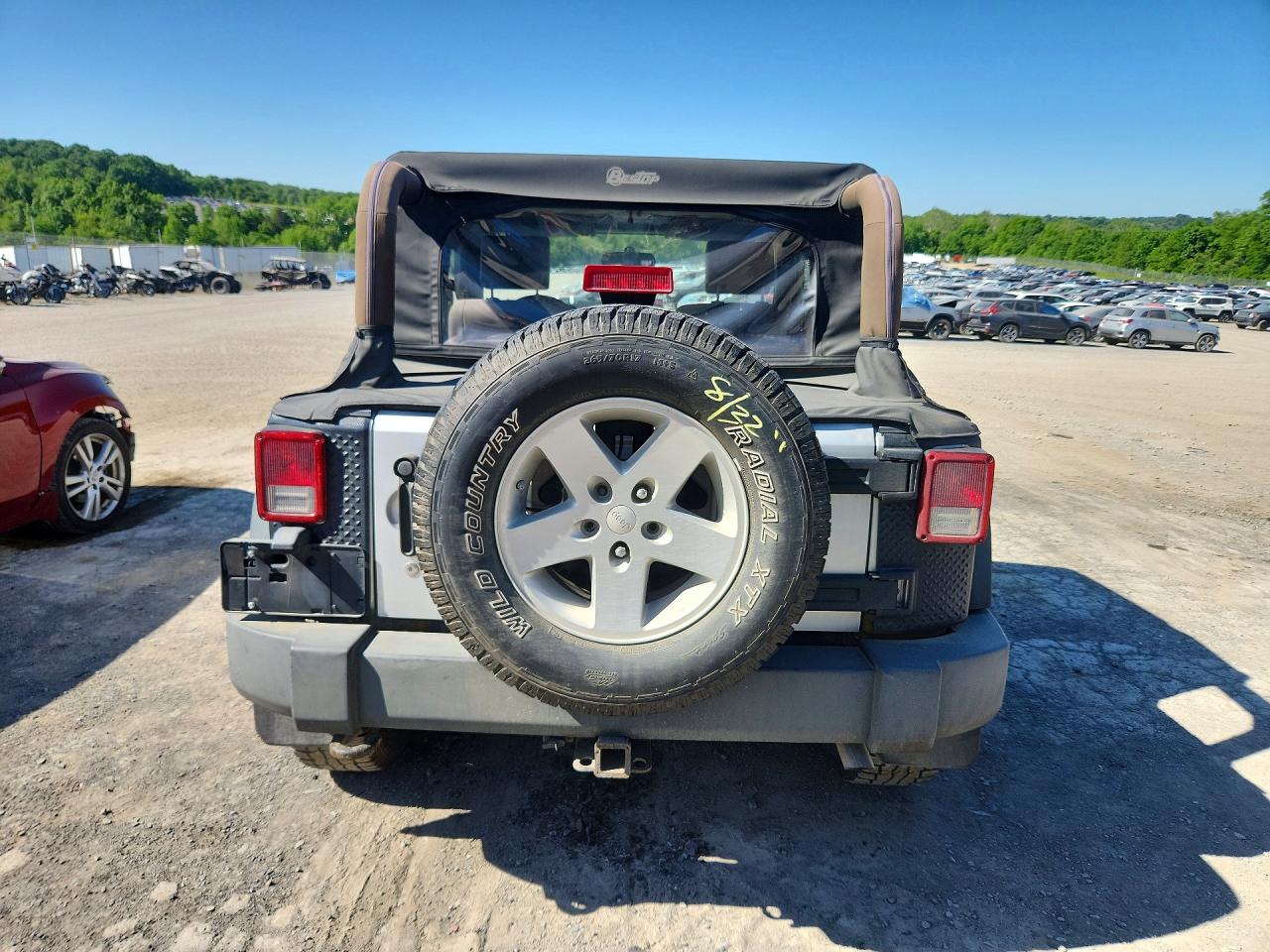 2009 Jeep Wrangler X Silver vin: 1J4FA24159L718087