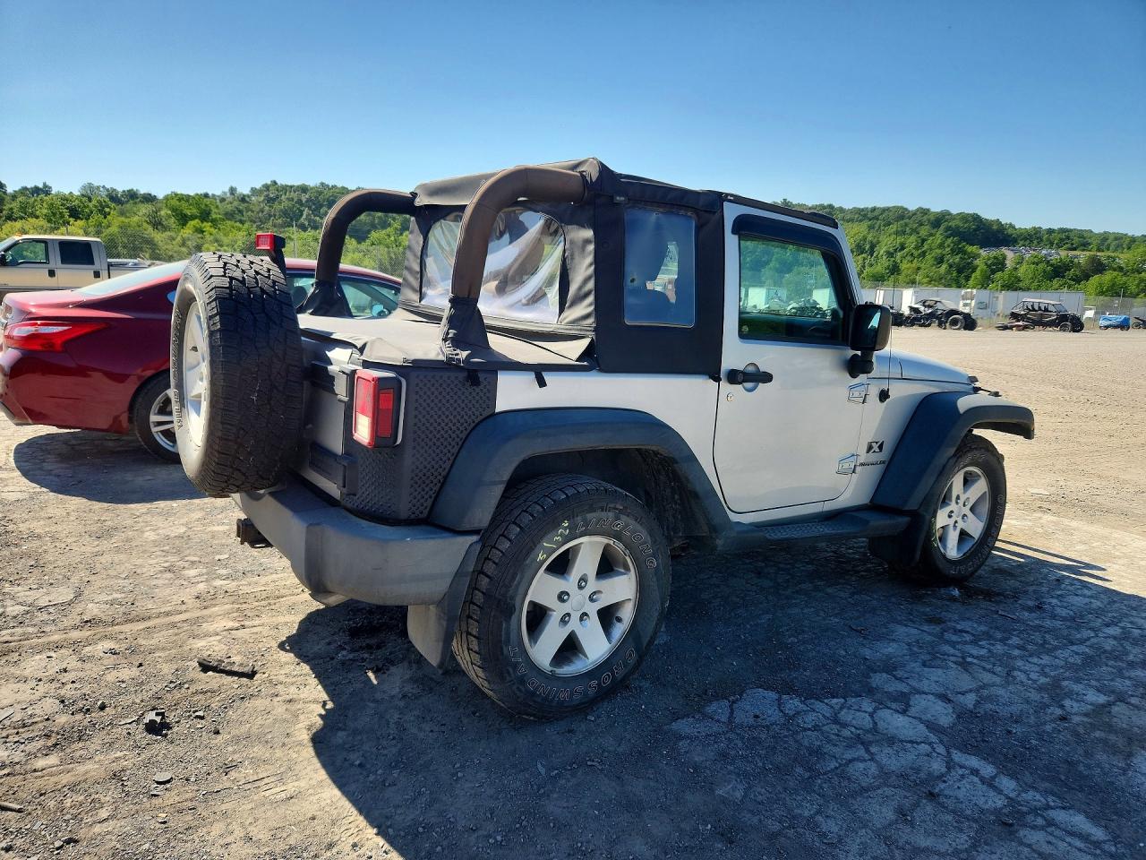 2009 Jeep Wrangler X Silver vin: 1J4FA24159L718087