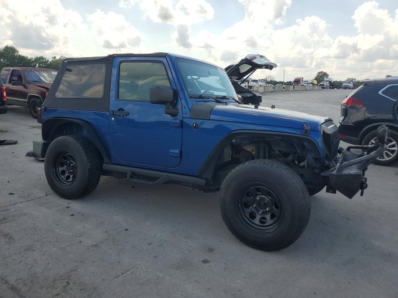 2009 Jeep Wrangler X Blue vin: 1J4FA24159L751333