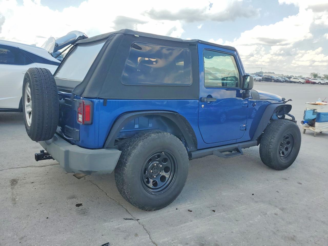 2009 Jeep Wrangler X Blue vin: 1J4FA24159L751333