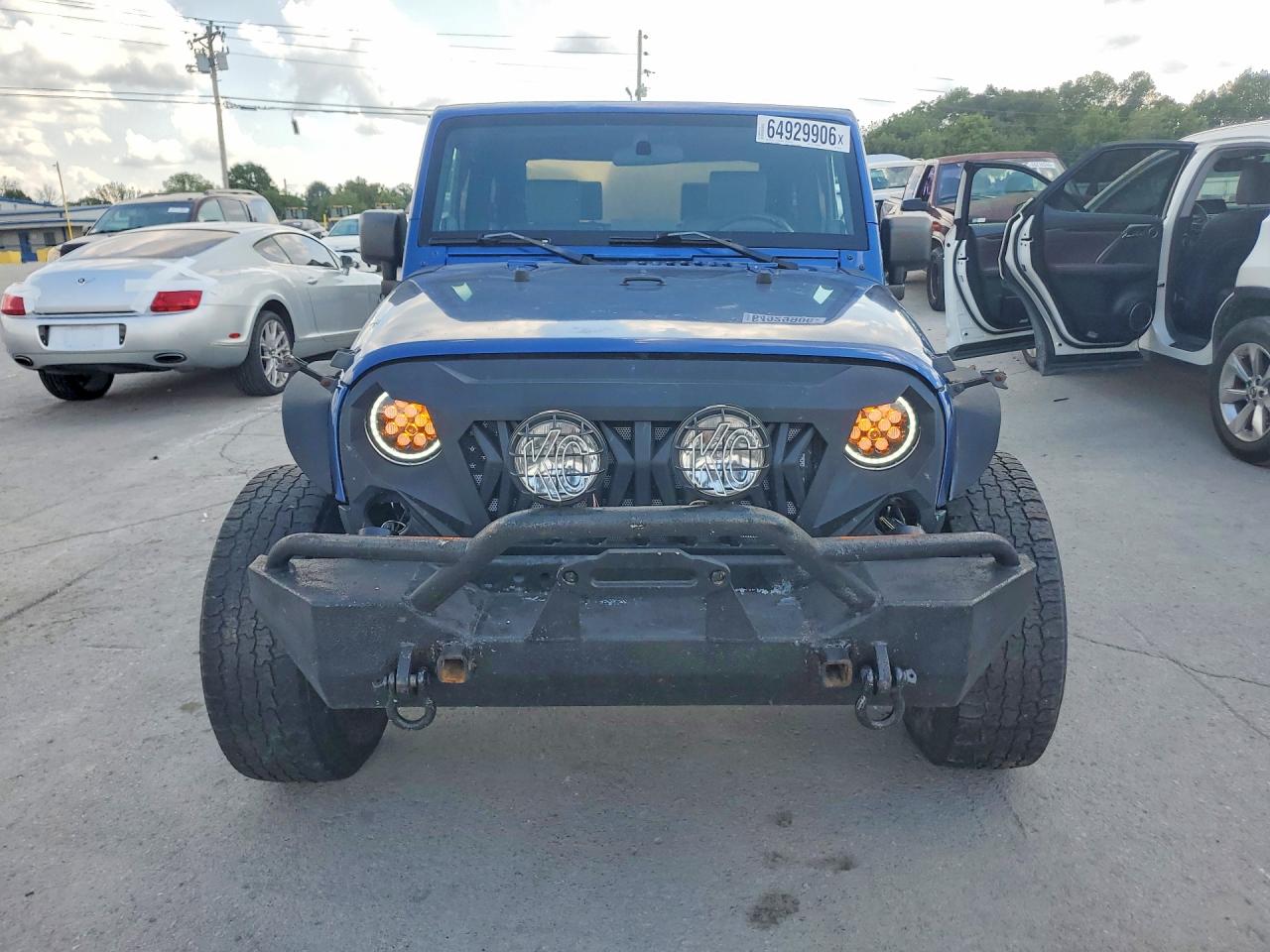 2009 Jeep Wrangler X Blue vin: 1J4FA24159L751333