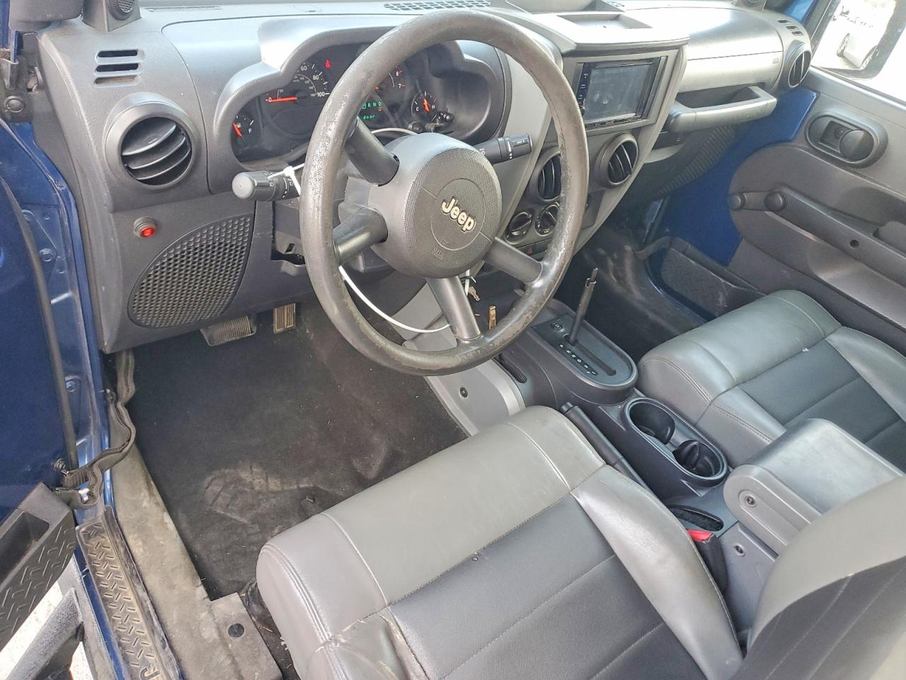 2009 Jeep Wrangler X Blue vin: 1J4FA24159L751333