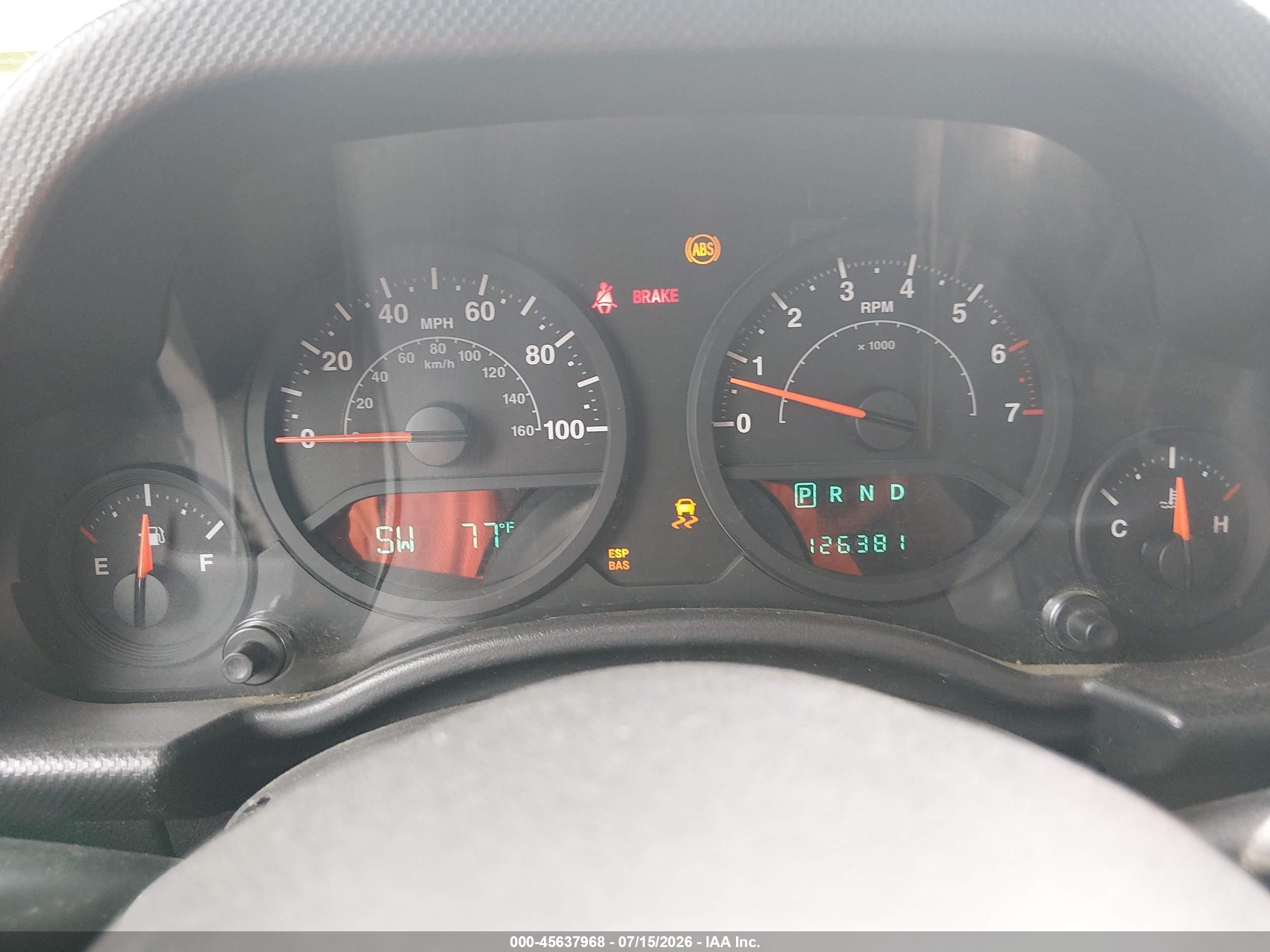 2009 Jeep Wrangler X Red vin: 1J4FA24159L759481