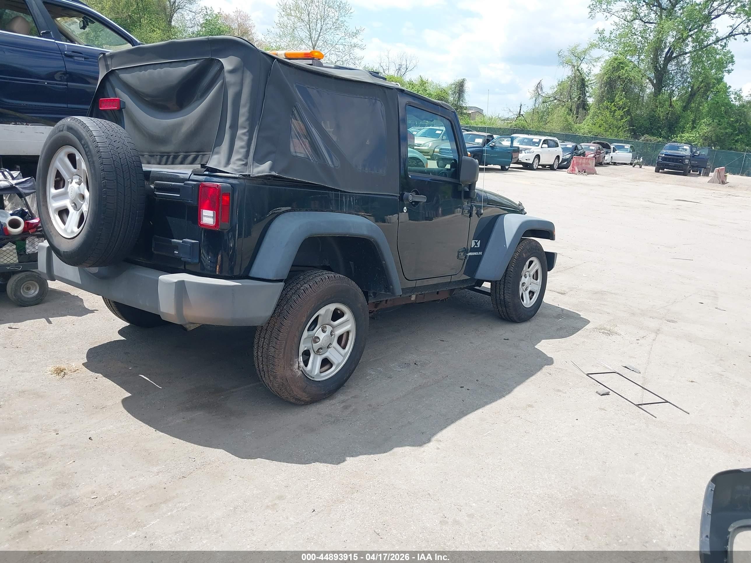2009 Jeep Wrangler X Black vin: 1J4FA24159L759867