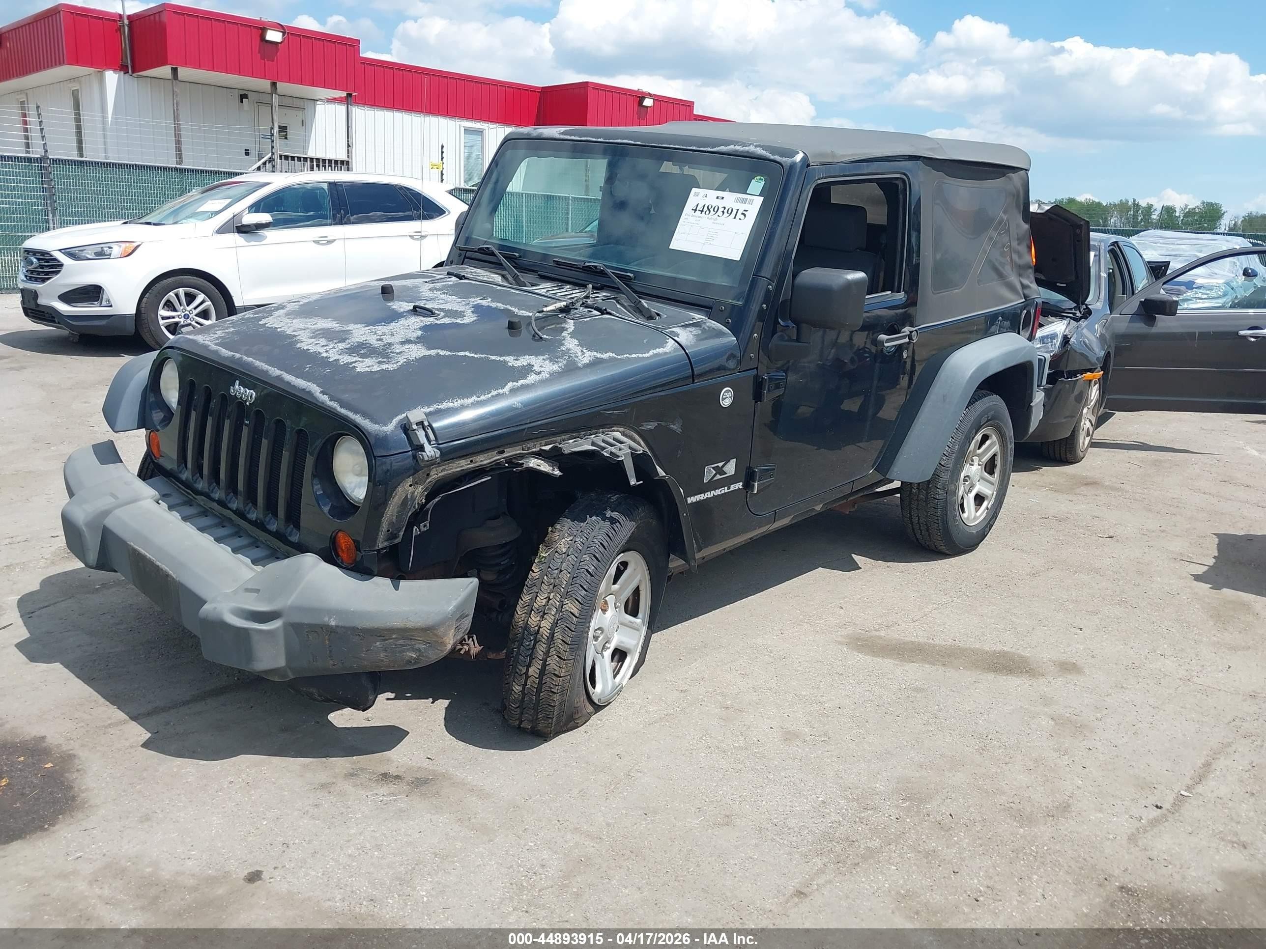 2009 Jeep Wrangler X Black vin: 1J4FA24159L759867