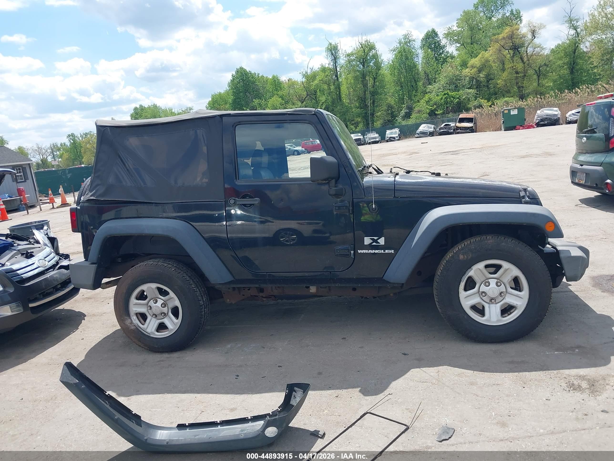 2009 Jeep Wrangler X Black vin: 1J4FA24159L759867