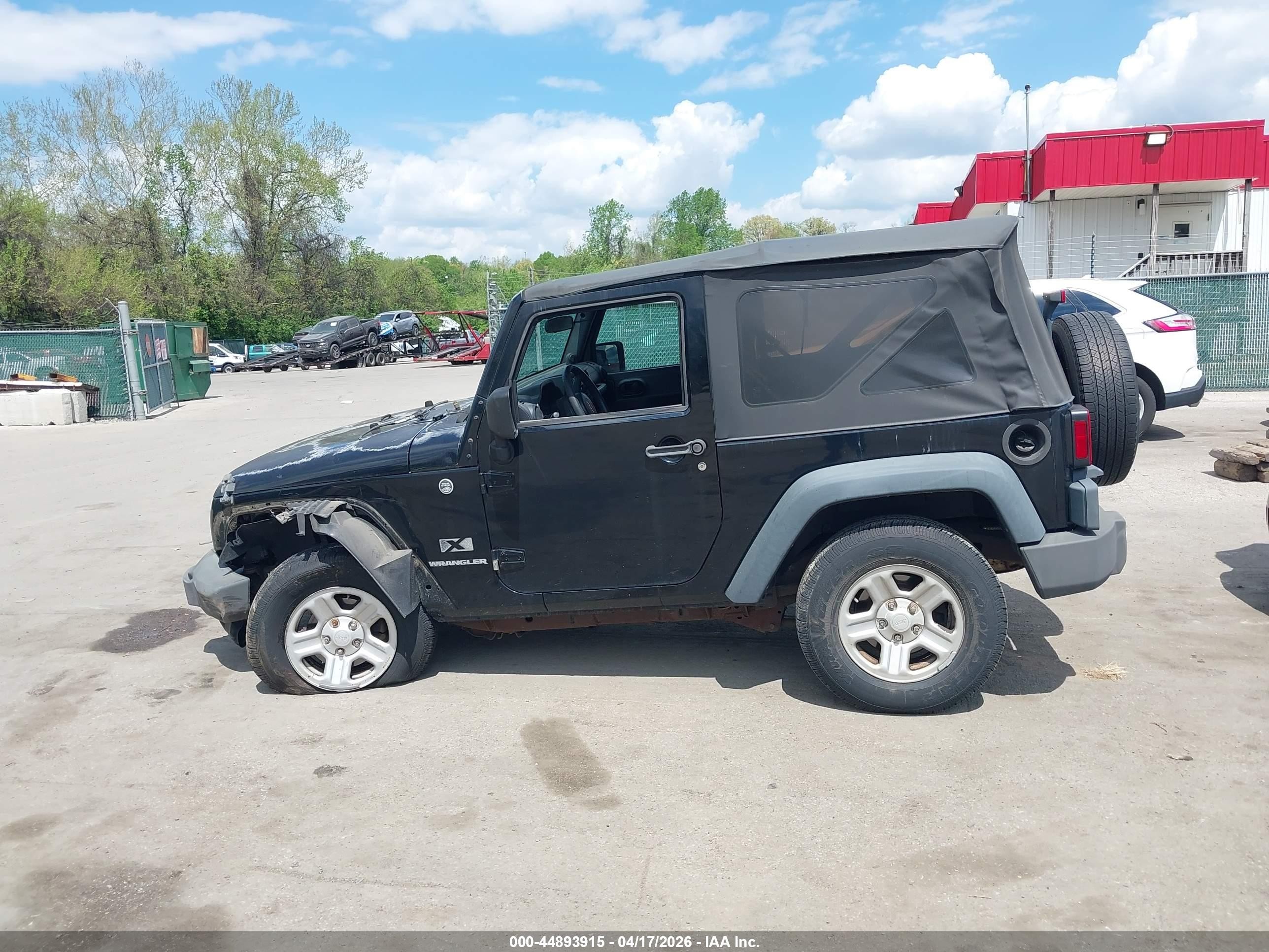 2009 Jeep Wrangler X Black vin: 1J4FA24159L759867