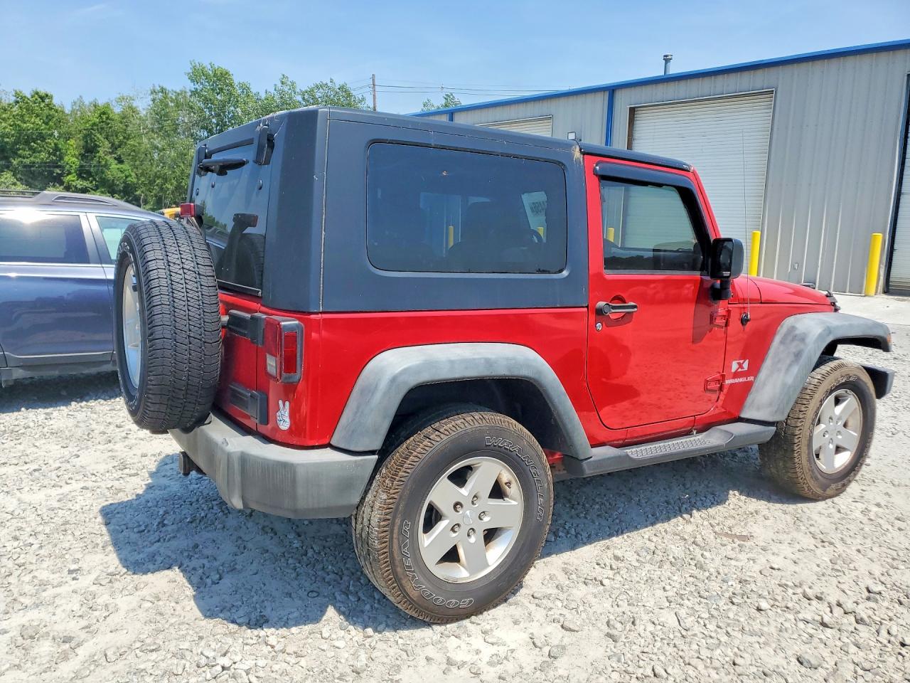 2009 Jeep Wrangler X Red vin: 1J4FA24159L766625