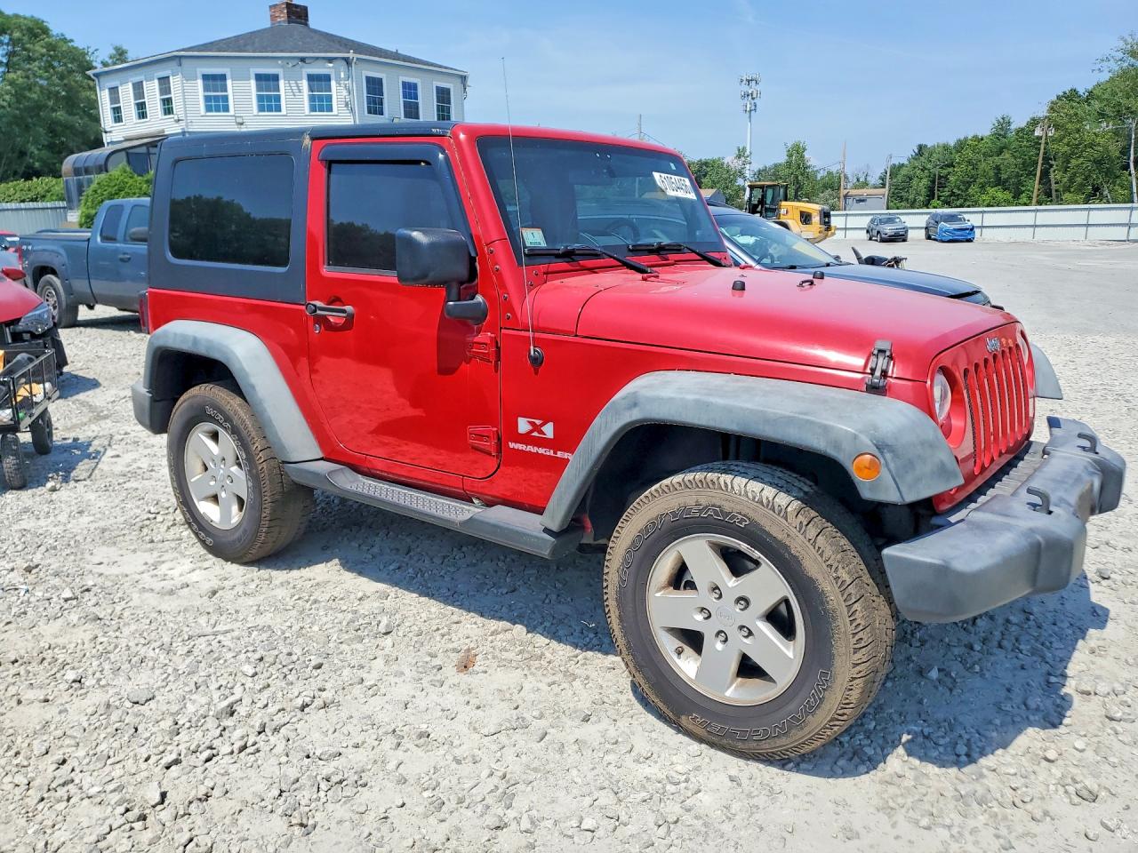 2009 Jeep Wrangler X Red vin: 1J4FA24159L766625