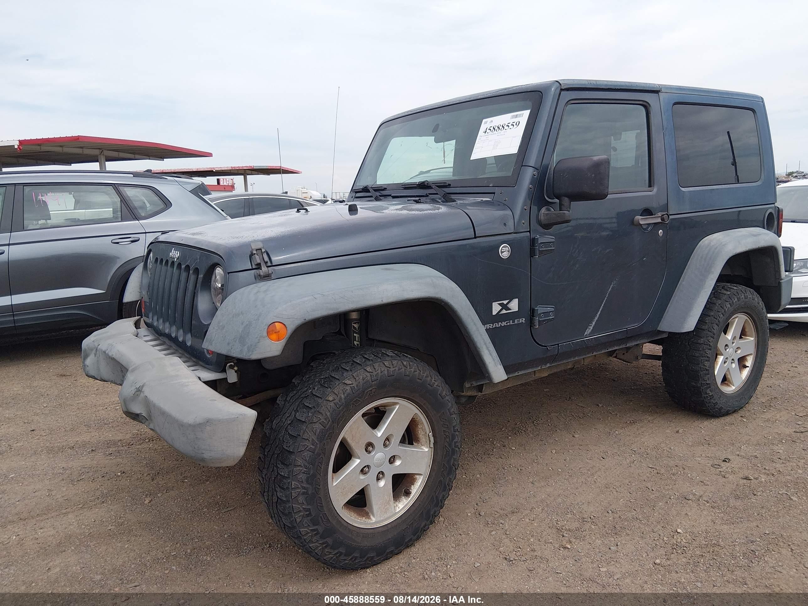 2008 Jeep Wrangler X Gray vin: 1J4FA24168L550796