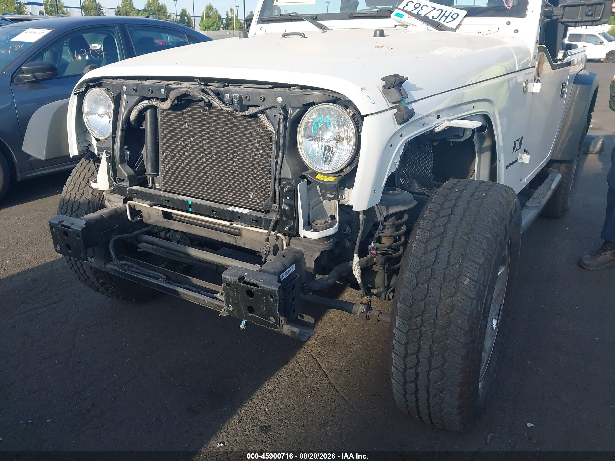 2009 Jeep Wrangler X White vin: 1J4FA24169L722763