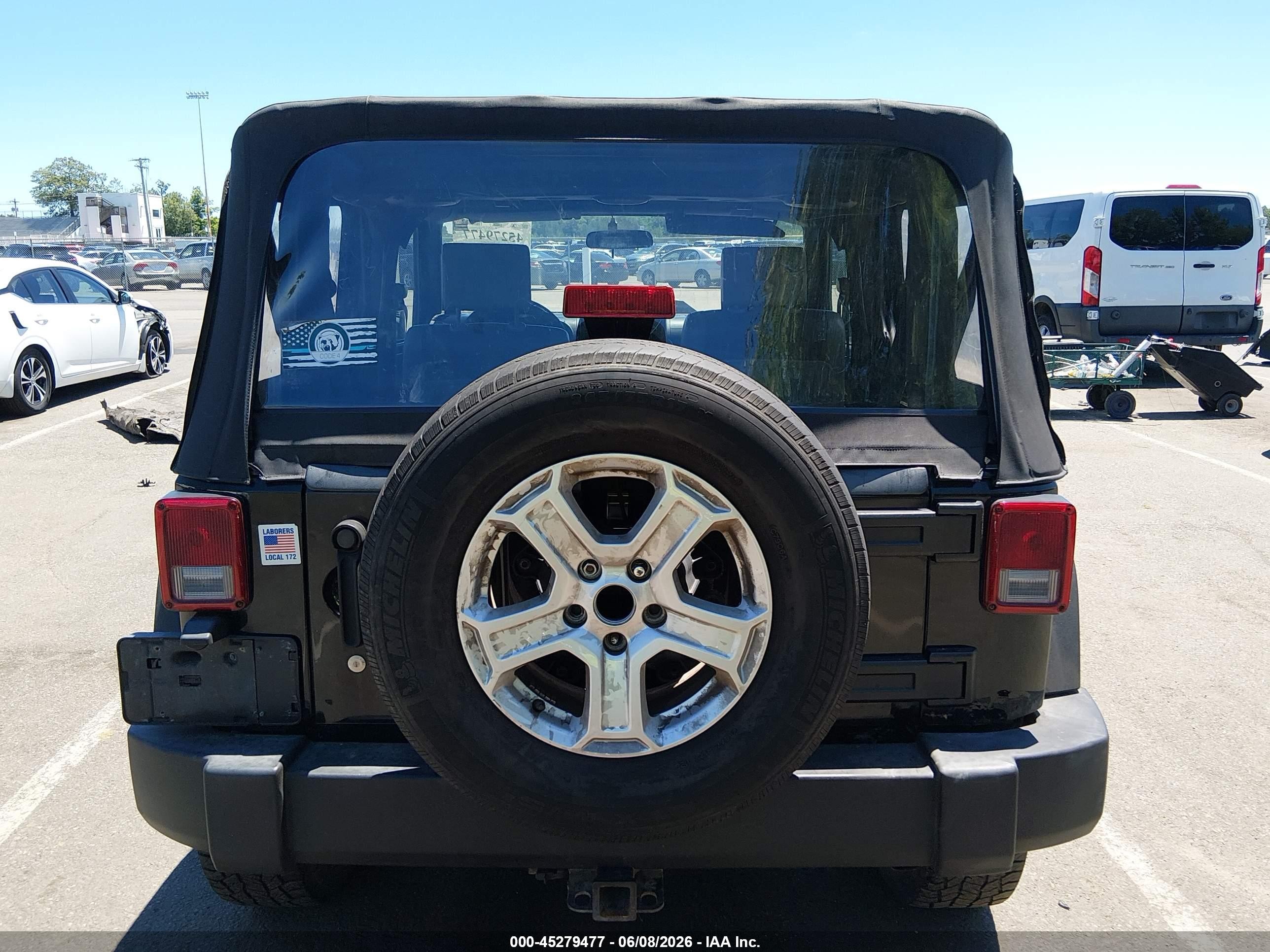 2007 Jeep Wrangler X Black vin: 1J4FA24177L132407