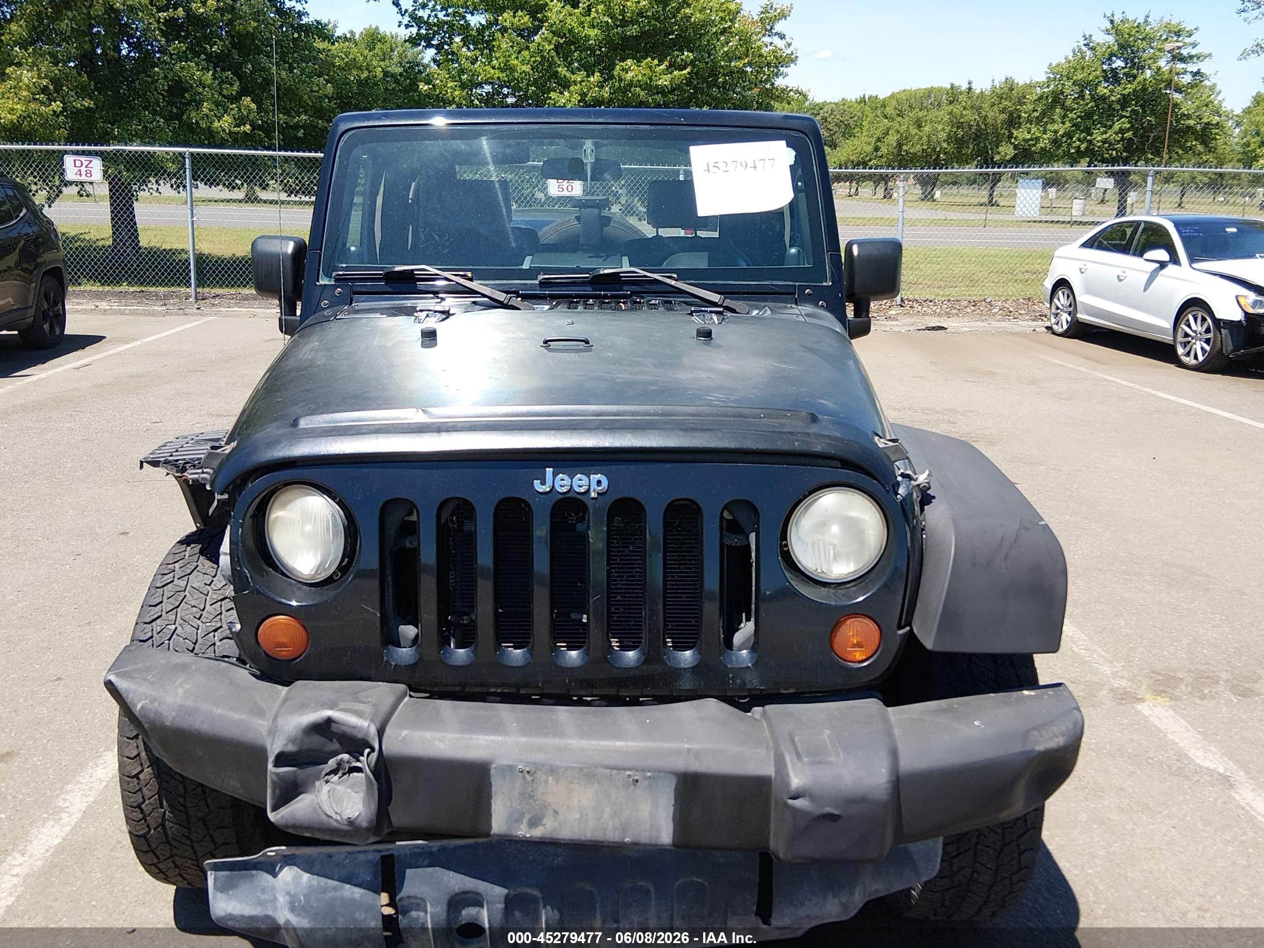 2007 Jeep Wrangler X Black vin: 1J4FA24177L132407