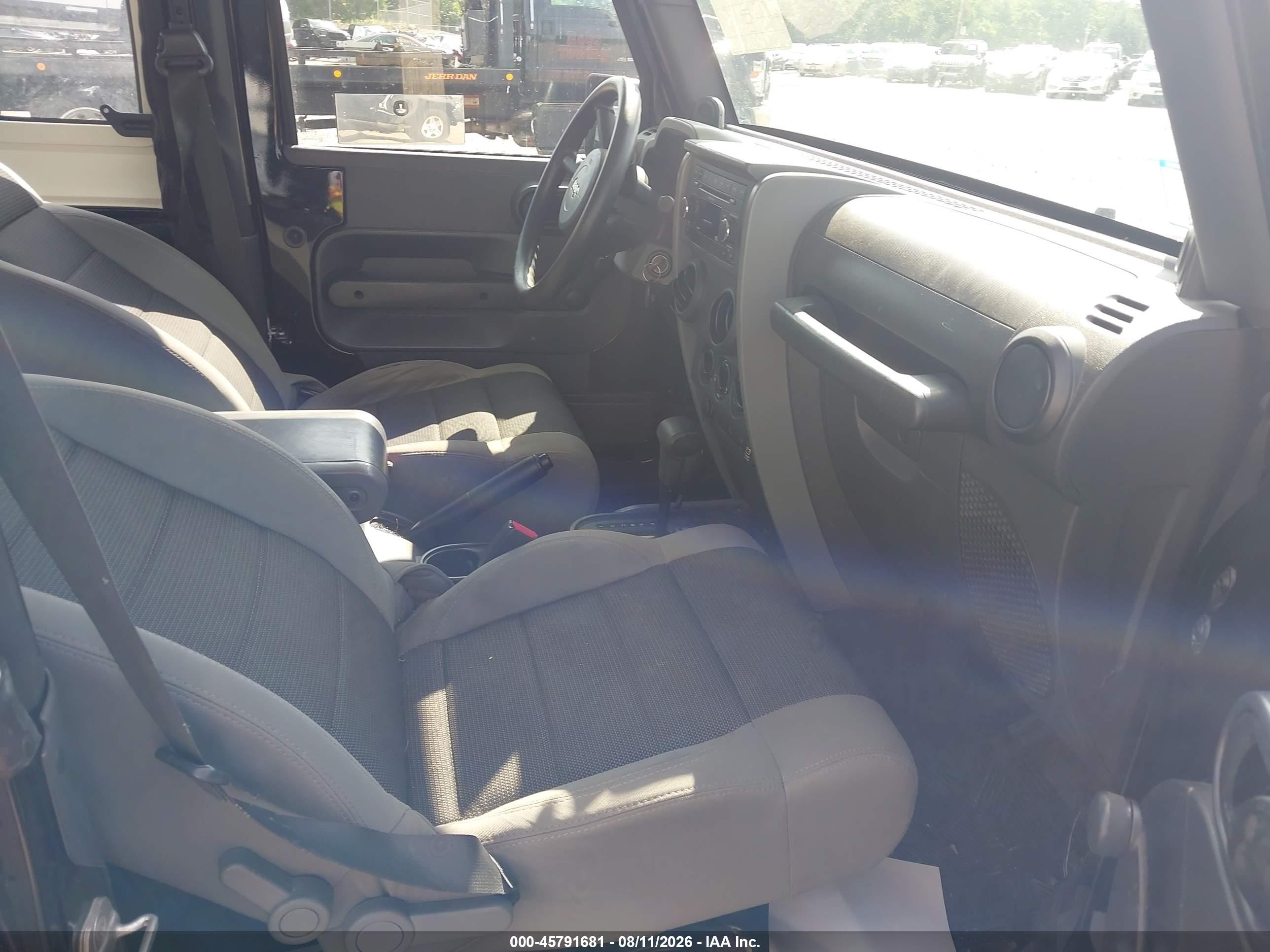 2007 Jeep Wrangler X Black vin: 1J4FA24177L226917