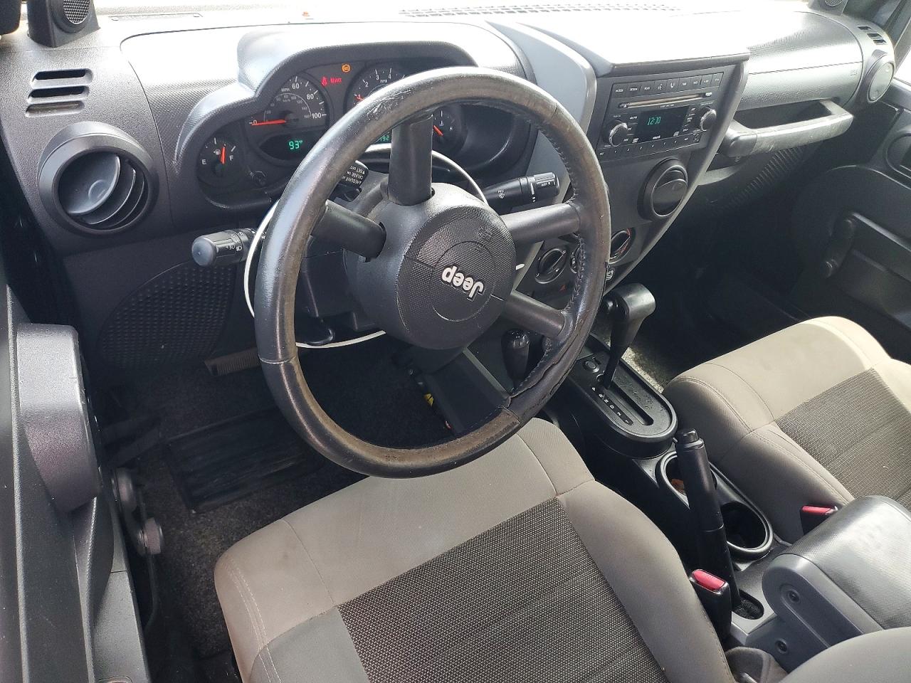 2008 Jeep Wrangler X Black vin: 1J4FA24178L654925