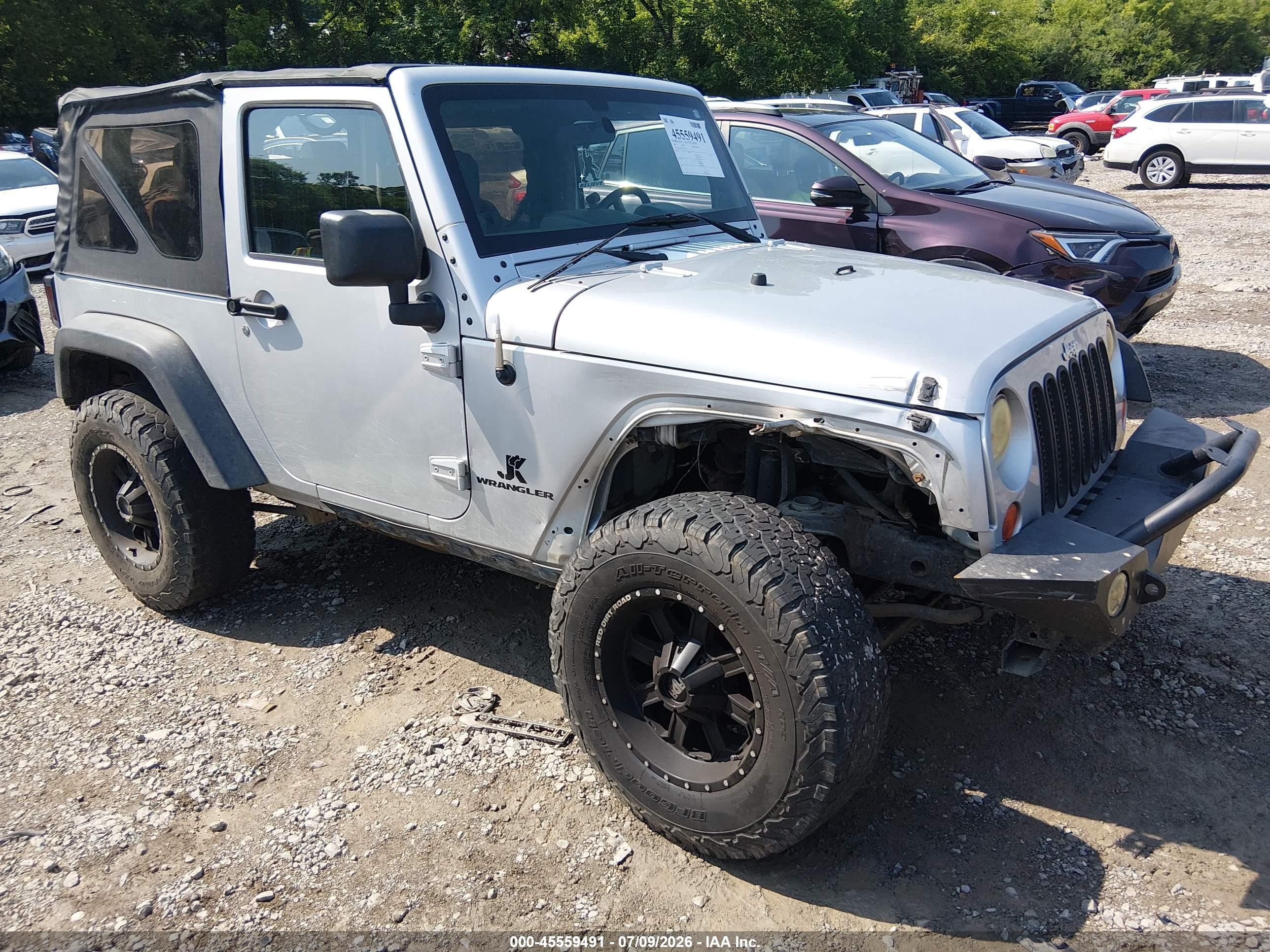 2007 Jeep Wrangler X Black vin: 1J4FA24187L178134