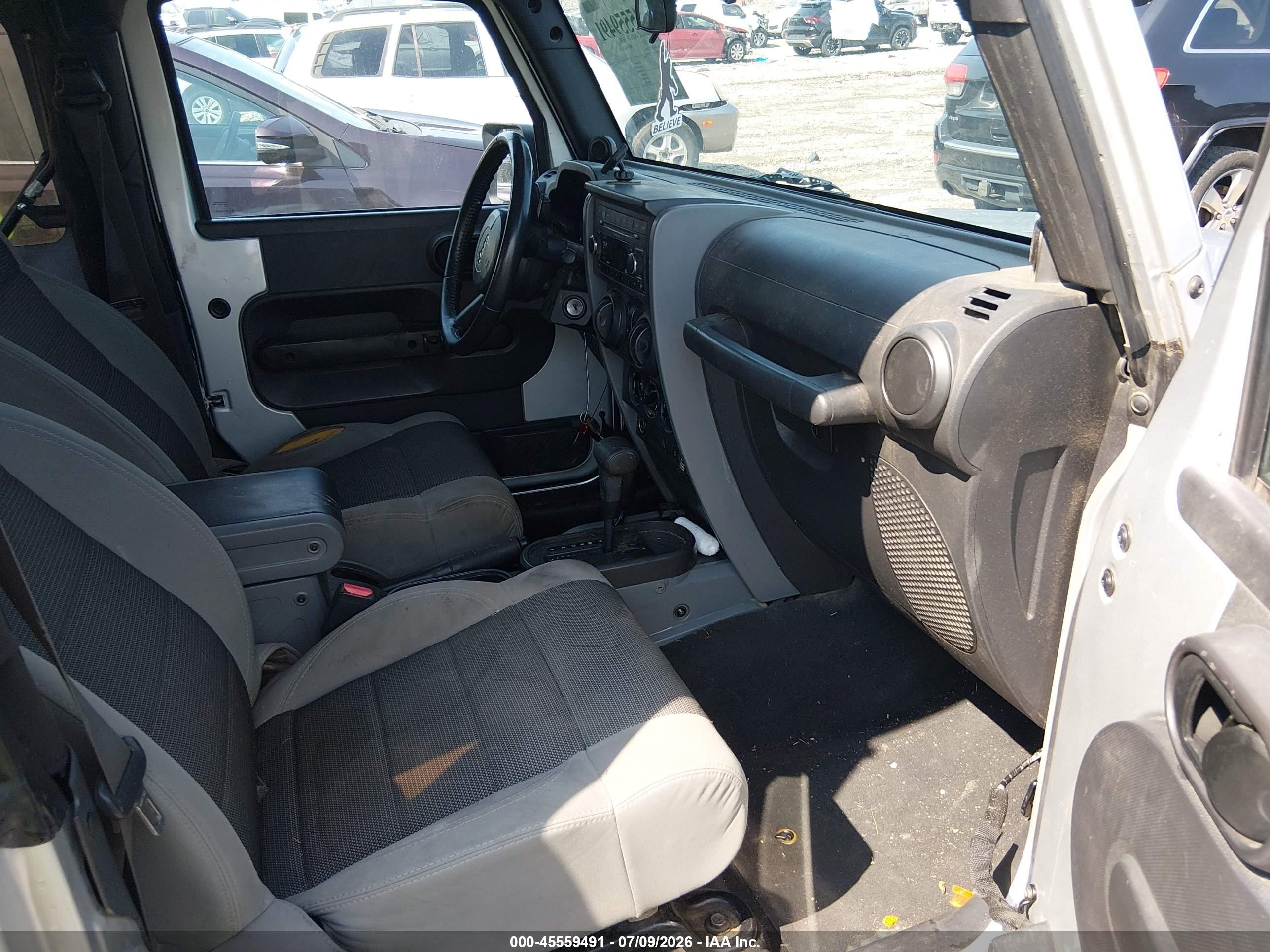 2007 Jeep Wrangler X Black vin: 1J4FA24187L178134